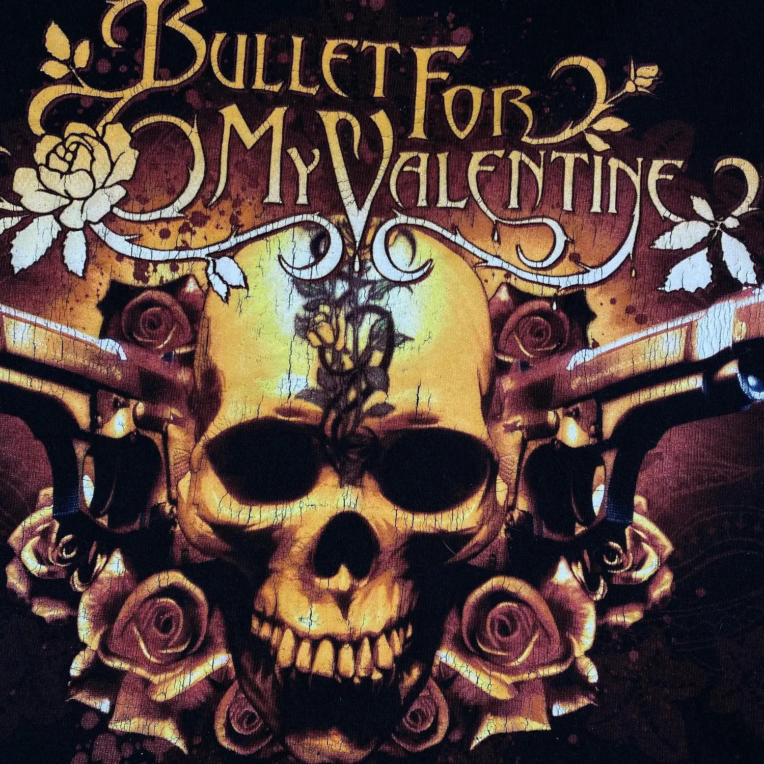 Band Tees Mens Vintage T Shirt Bullet For My Valentine Band Size L Size US L / EU 52-54 / 3 - 5 Thumbnail