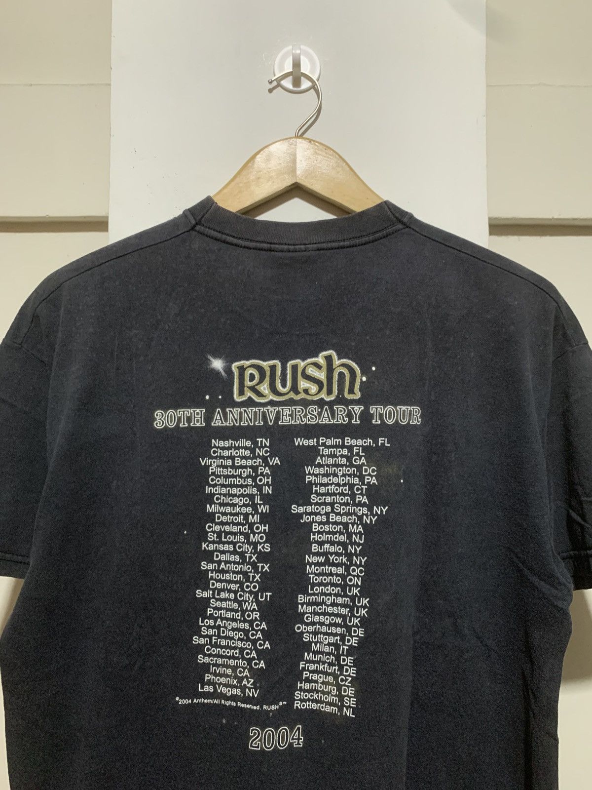 Band Tees Vtg RUSH 30th Anniversary Dinosaur Logo Tour Tee Size US M / EU 48-50 / 2 - 10 Thumbnail