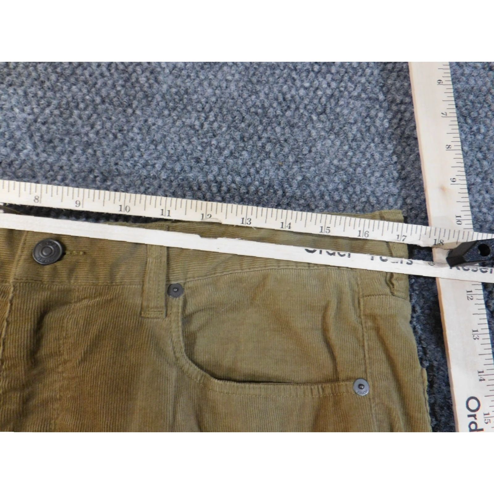 Vince vince pants Mens 34x32 Corduroy Brown Straight Classic Modern City Italy Pants Regular 34 Brown Cotton Corduroy Straight Chino City Mens Size US 34 / EU 50 - 5 Thumbnail