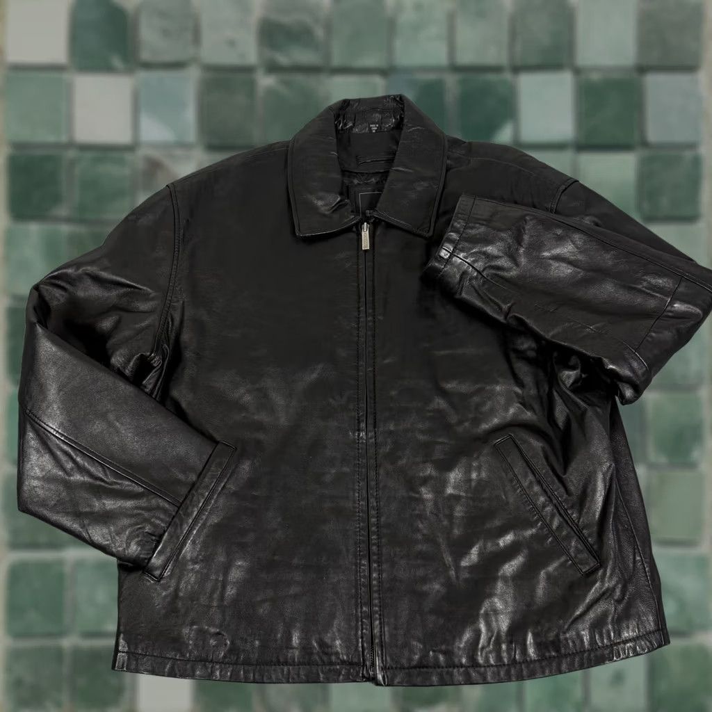 Vintage Excelled Leather Jacket Mens XL Quilted Lined Zip Pockets Classic Extra Large Size US XL / EU 56 / 4 - 1 Thumbnail
