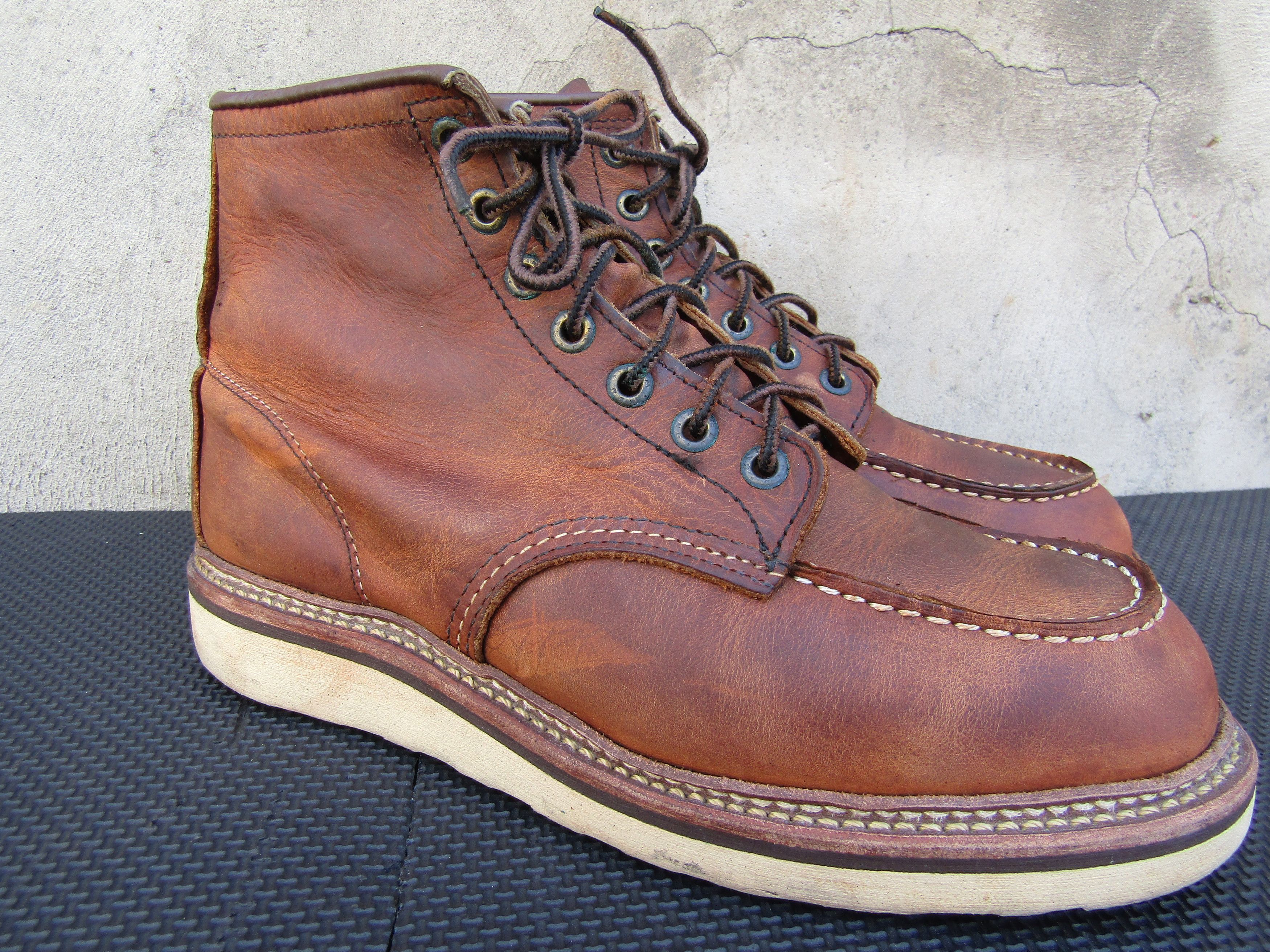 Red Wing Red Wing 1907 Heritage Classic Moc Rough & Tough 6” Leather Size US 7 / EU 40 - 4 Thumbnail