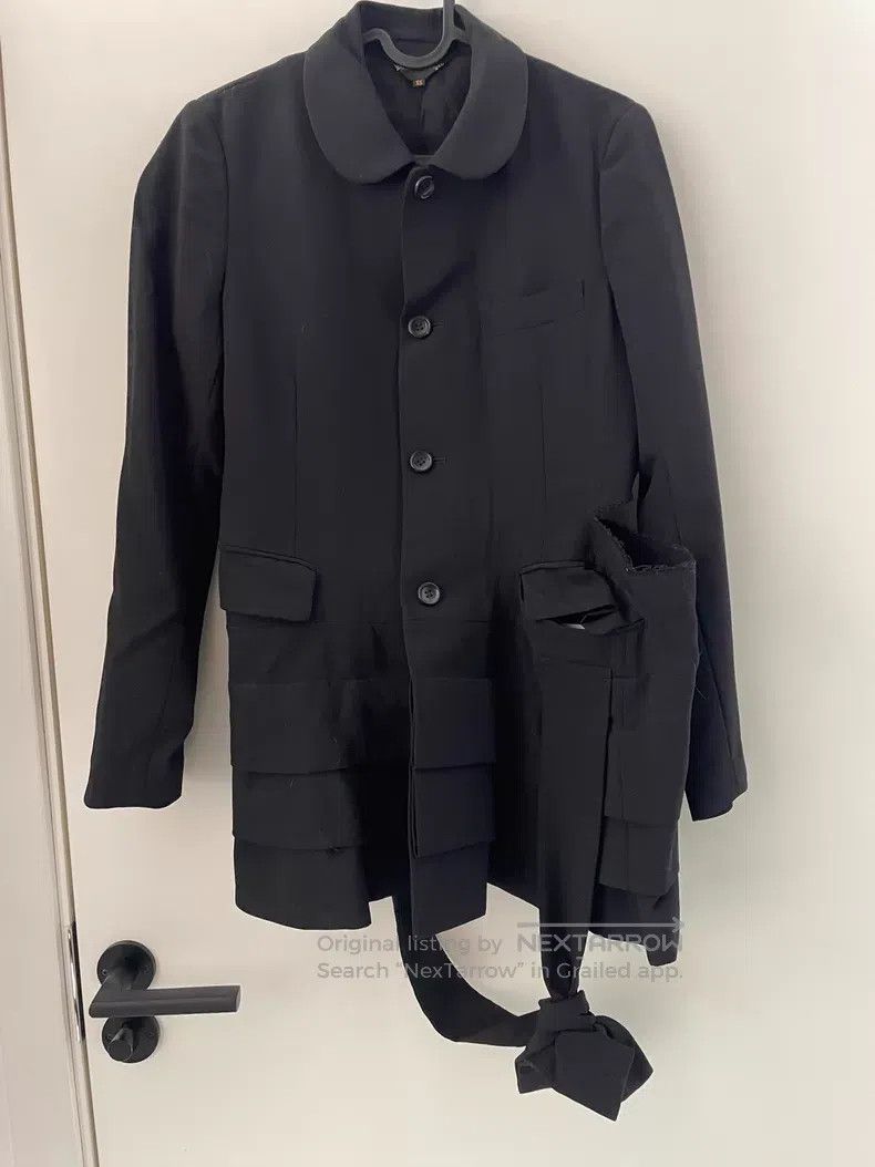Comme des Garcons Comme des Garcons Wool Cutout Tie Belt Suit Size XS / US 0-2 / IT 36-38 - 1 Thumbnail