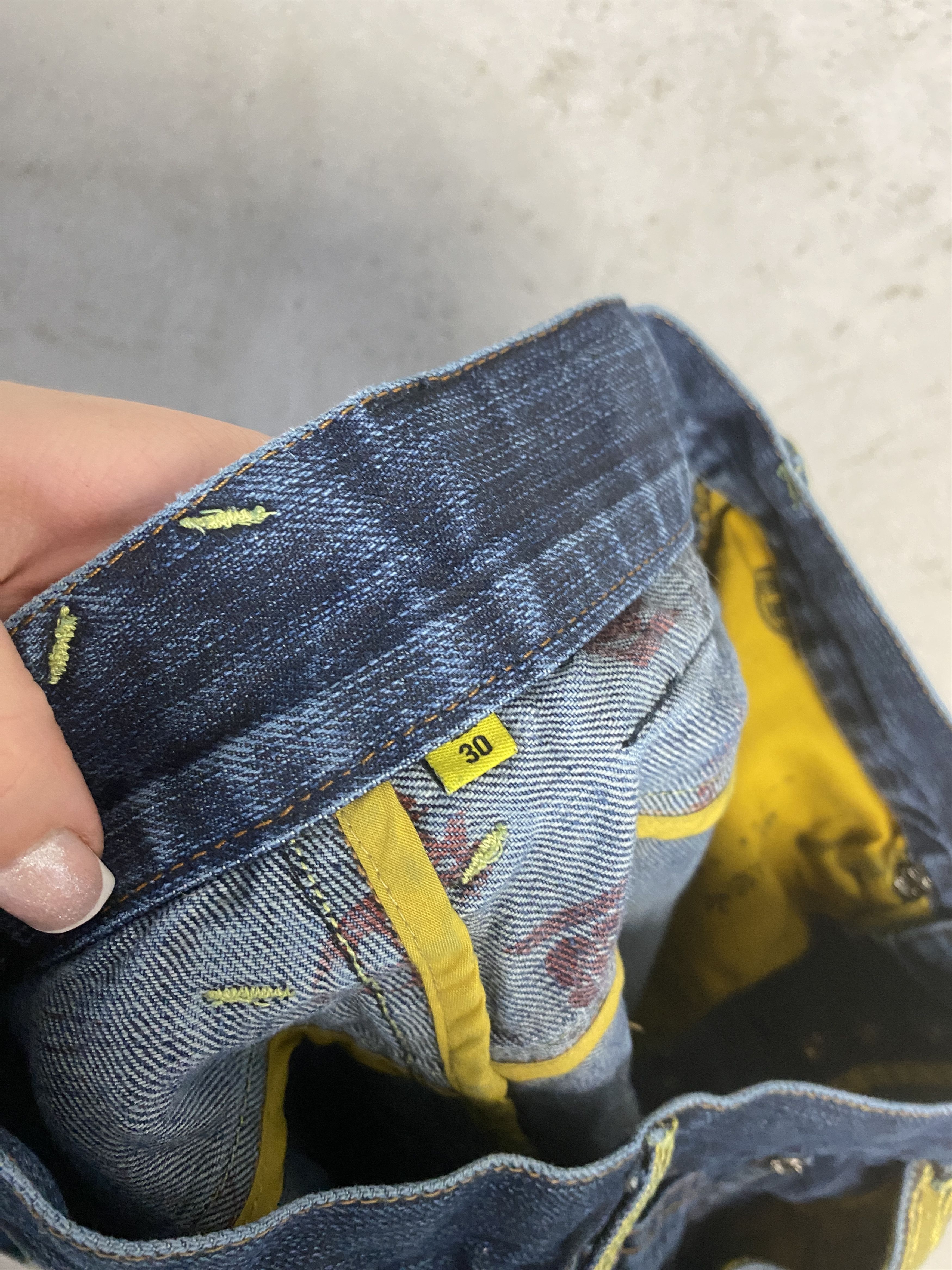 Vintage Vintage jeans denim baggy rap hiphop opium drain Size US 30 / EU 46 - 4 Thumbnail