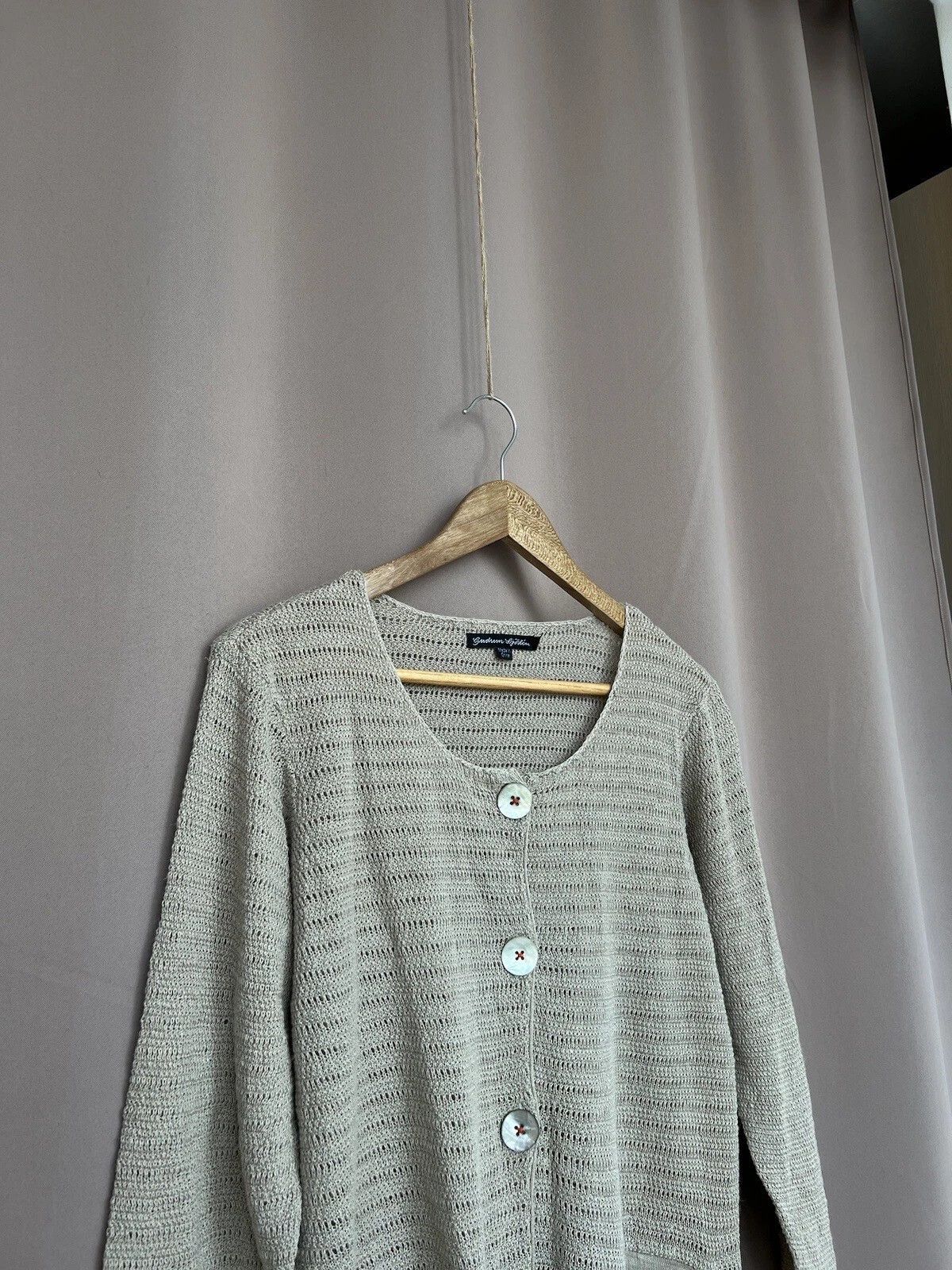 Gudrun Sjoden Gudrun Sjoden Cardigan Womens Size M Button Knit Sweater Size M / US 6-8 / IT 42-44 - 3 Thumbnail