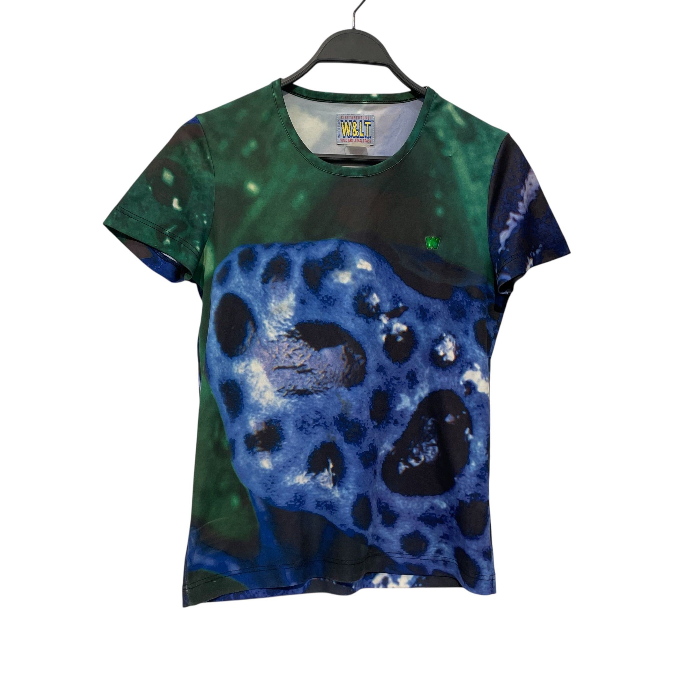 W&LT 90s W.&L.T. Walter Van Beirendonck All Over Print Frog Shirt Size US L / EU 52-54 / 3 - 1 Thumbnail