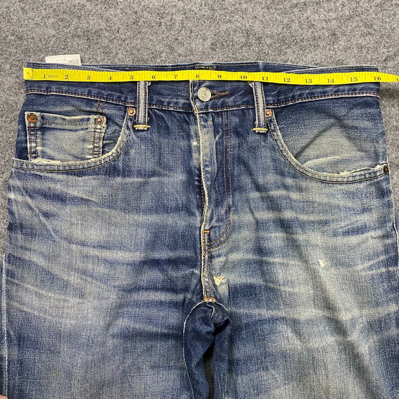 Levi's 💥Best Offer💥Vintage Levis 502 Distressed Denim Size US 32 / EU 48 - 3 Thumbnail