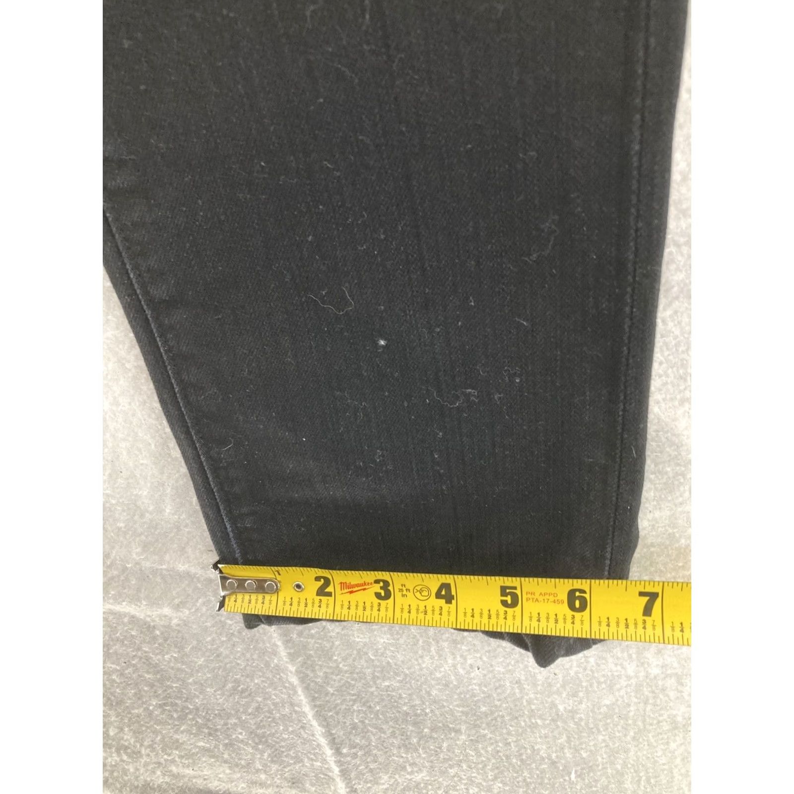 7 For All Mankind 7 For All Mankind Jeans Womens 26 Black Straight Leg Pants Size 26" / US 2 / IT 38 - 7 Thumbnail