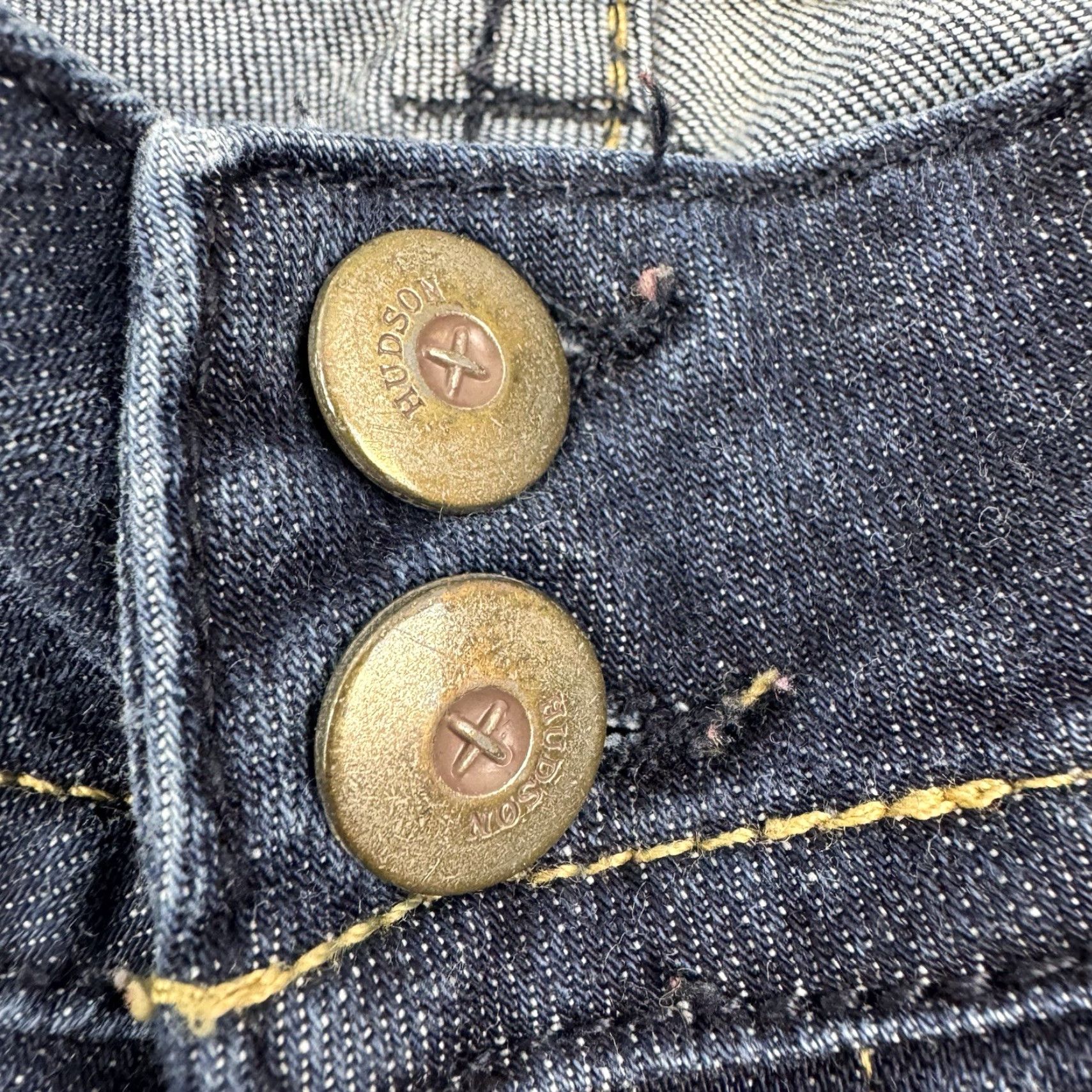 Hudson VINTAGE Hudson Bootcut Jeans Womens 28 Blue Hipster Low Waist 2000s Punk Los Angeles Size 28" / US 6 / IT 42 - 3 Thumbnail