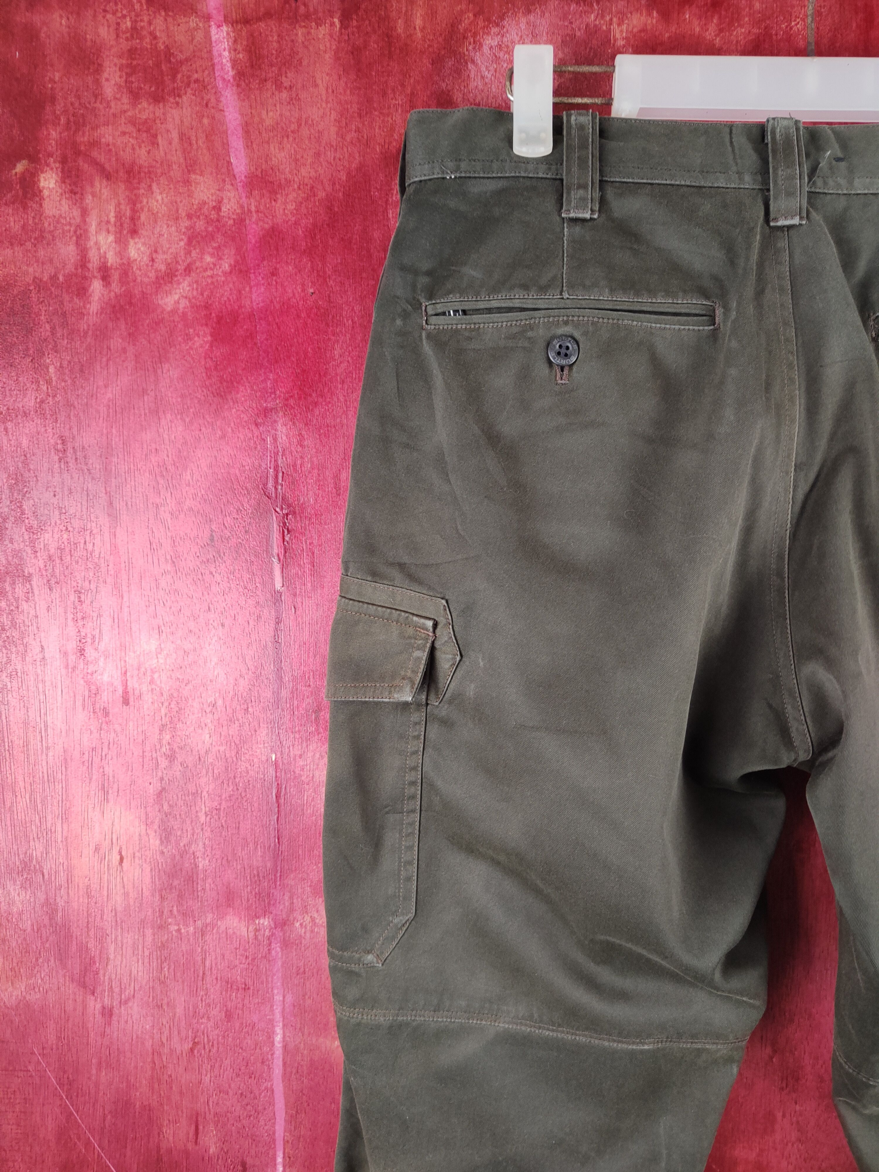 Japanese Brand Burtle Dark Brown Multipocket Cargo Pants N#S48 Size US 30 / EU 46 - 11 Thumbnail