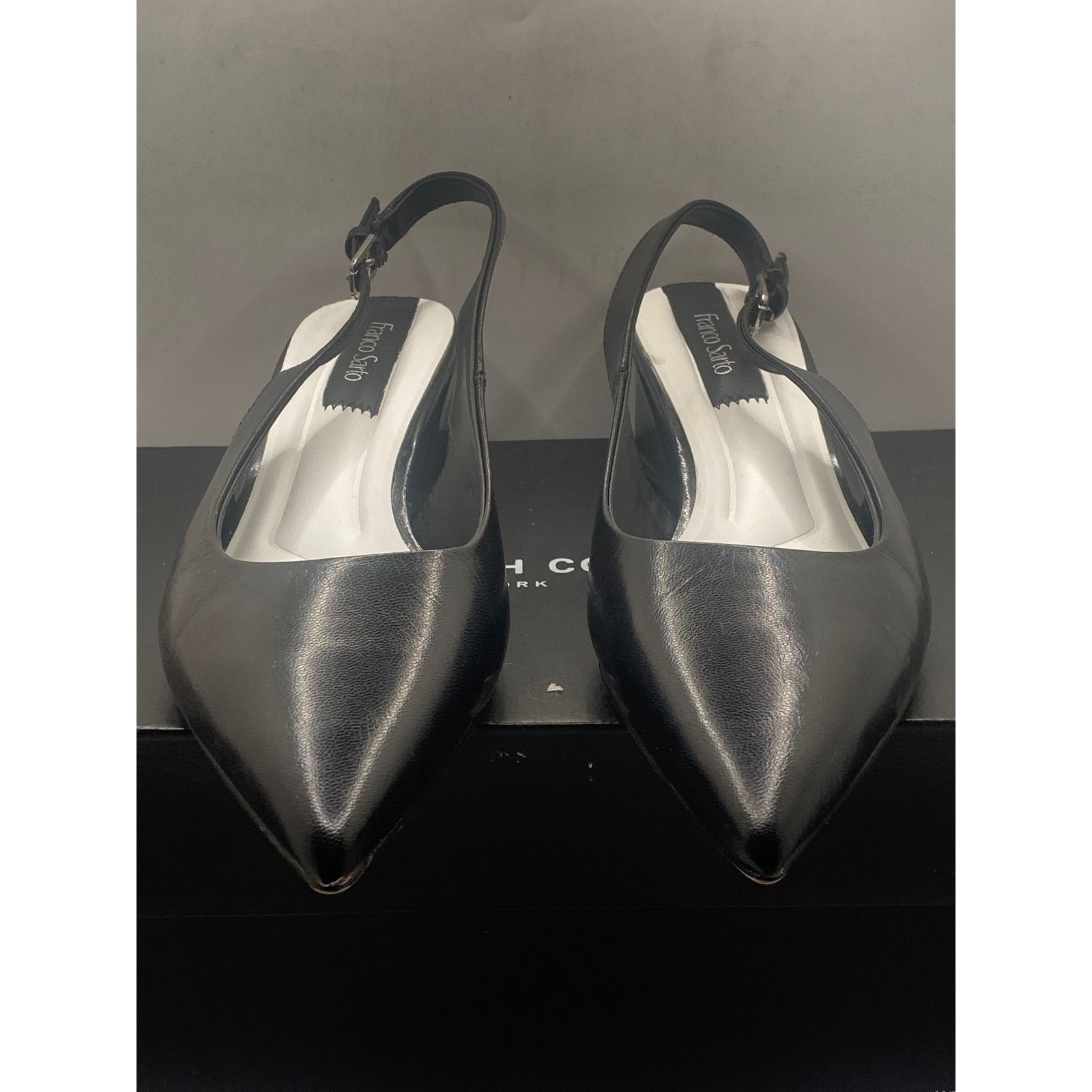 Franco Sarto Franco Sarto Racer Slingback Pointed Toe Pump 38.5 EUR/8 Size US 8 / IT 38 - 2 Thumbnail