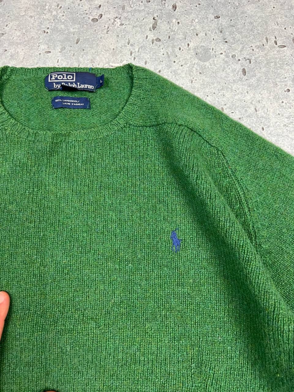 Polo Ralph Lauren × Vintage Vintage Ralph Lauren Knitted Wool Sweater Y2K USA Size US M / EU 48-50 / 2 - 3 Thumbnail