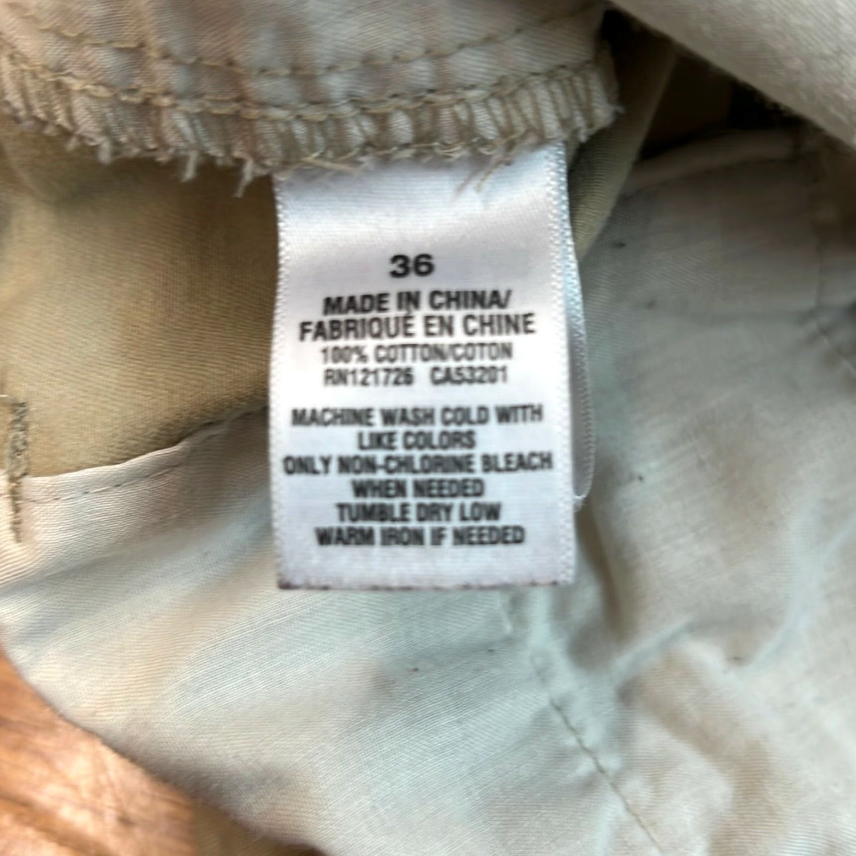 Vintage VINTAGE Aeropostale Mens Beige Cotton Flat Front Mid Rise Chino Shorts Size 36 Regular 8in Inseam Beige Mens Shorts Size US 38 / EU 54 - 5 Thumbnail