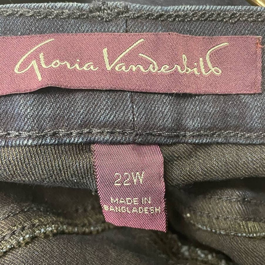 Gloria Vanderbilt Gloria Vanderbilt 22W Cotton Denim Blue Jeans Pockets Size 42" / US 20 - 5 Thumbnail