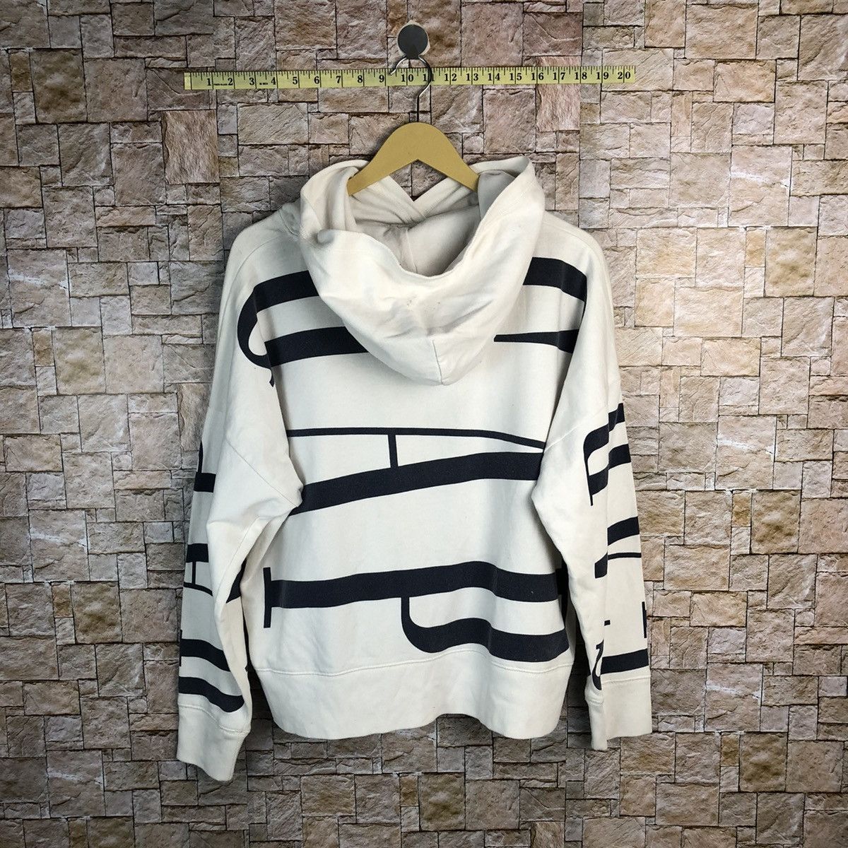 Gap DL Gap Big Font baggie White Hoodie sweatshirt #A378 Size US M / EU 48-50 / 2 - 11 Thumbnail