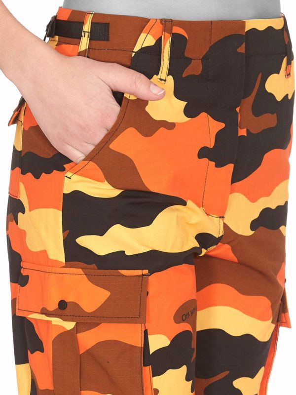 Off-White o1y1225 Cargo Casual Pant in Multicolor Size 28" / US 6 / IT 42 - 3 Thumbnail