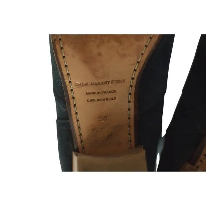 Isabel Marant Isabel Marant Etoile Blue Suede Ankle Boot Size US 7 / IT 37 - 8 Thumbnail