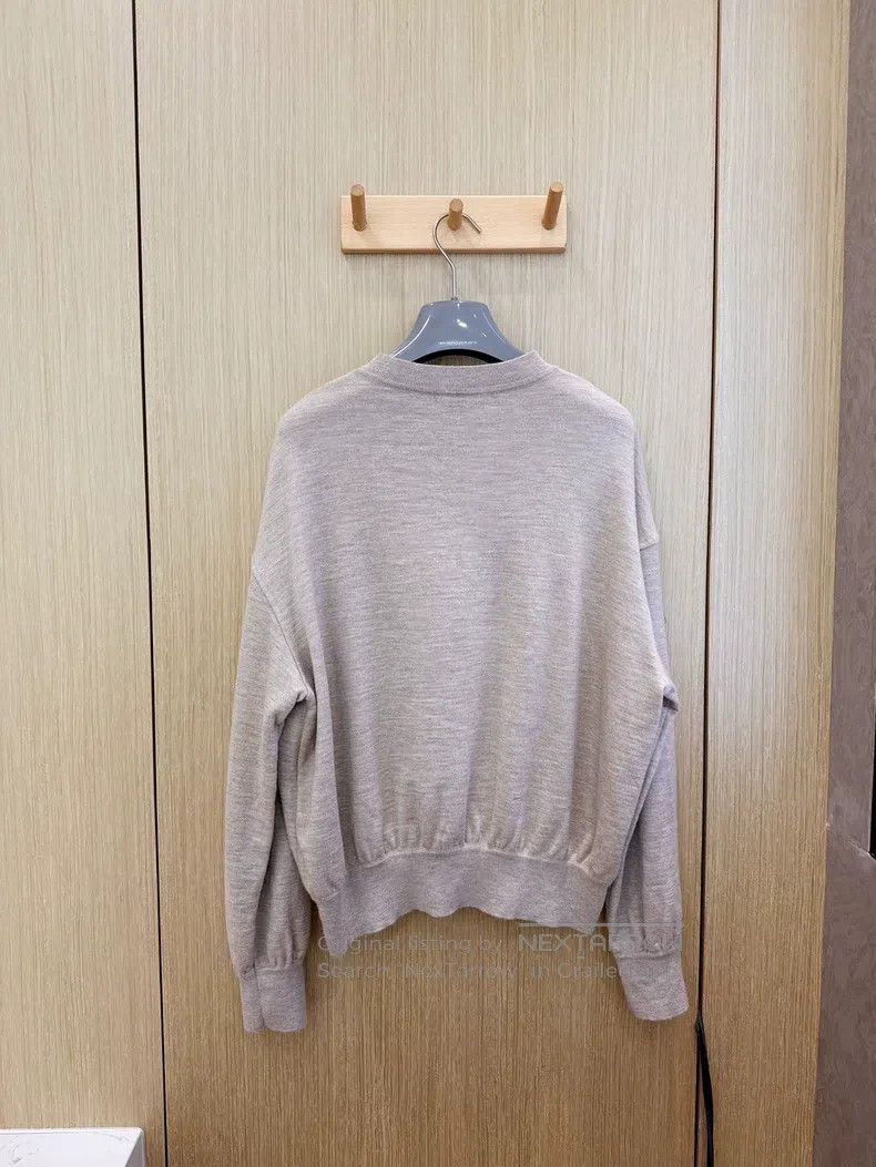 Loro Piana Loro Piana Camel Colored Cashmere Long Sleeve Crewneck Swe Size L / US 10 / IT 46 - 3 Thumbnail