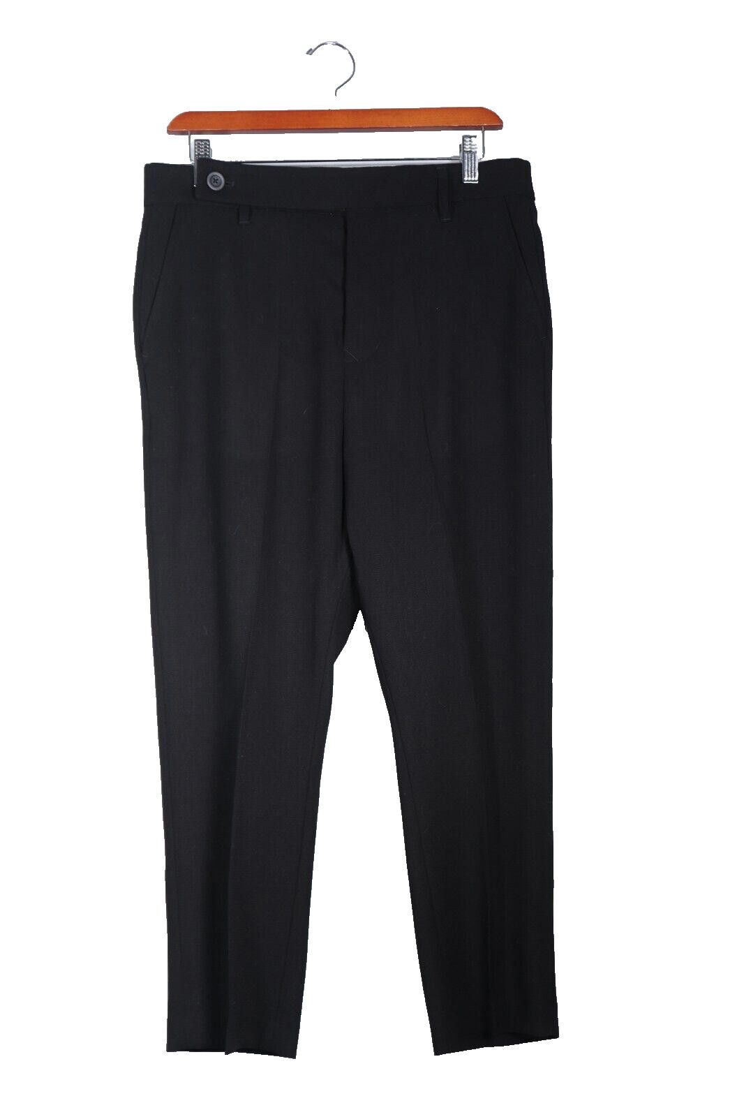 Rick Owens Rick Owens Women's Size 6 Black Cropped Wool Trousers Pants Size 28" / US 6 / IT 42 - 5 Thumbnail
