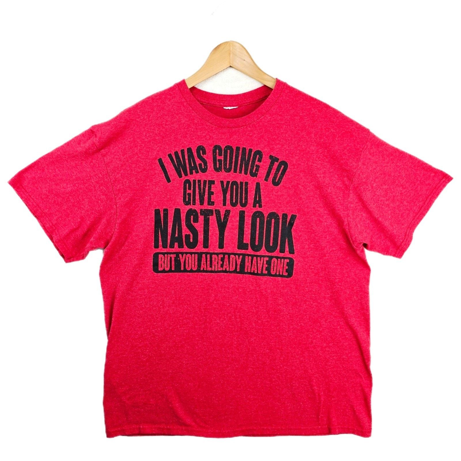 Other Vintage Funny Shirt XL I Was Going To Give You A Nasty Look Size US XL / EU 56 / 4 - 1 Thumbnail