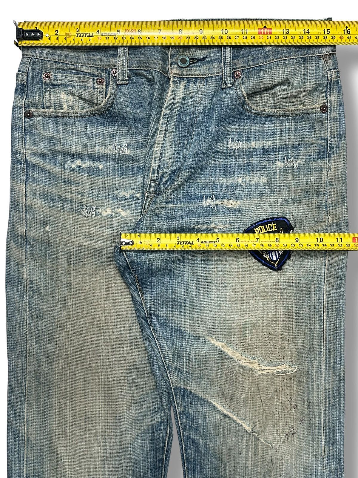 Levi's Levi’s 501 Vintage Distressed Straight Leg Mudwash & Faded Size US 31 - 18 Thumbnail