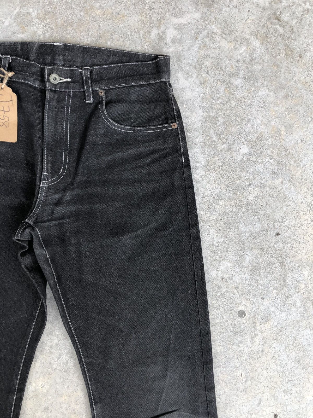 PPFM PPFM Distressed Jeans Straight Fit Jeans Size US 32 / EU 48 - 5 Thumbnail