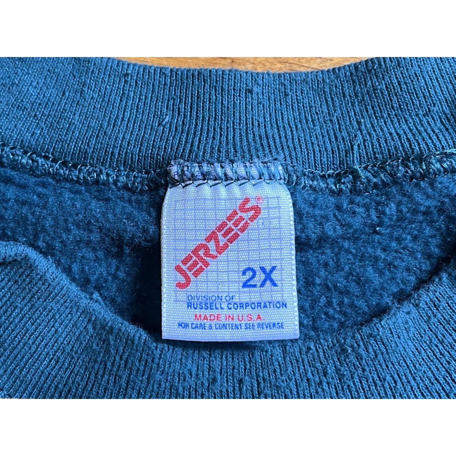 Jerzees VINTAGE Wisconsin Special Olympics Sweater Men’s 2XL Green Jersey Pullover Sweatshirt Crew Neck Graphic Print Logo 90s City Classic Outdoor USA Mens Size US XXL / EU 58 / 5 - 4 Thumbnail