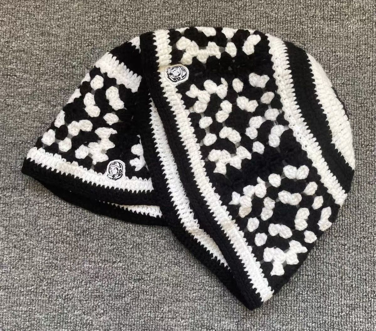 Billionaire Boys Club BBC ICECREAM Openwork Knitted Bucket Hat Size ONE SIZE - 5 Thumbnail