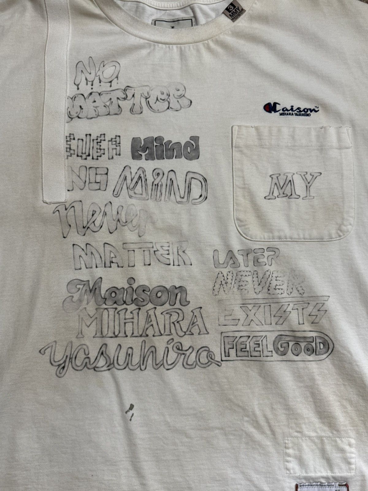 Maison MIHARA YASUHIRO maison mihara yasuhiro distressed tee Size US XXL / EU 58 / 5 - 1 Thumbnail