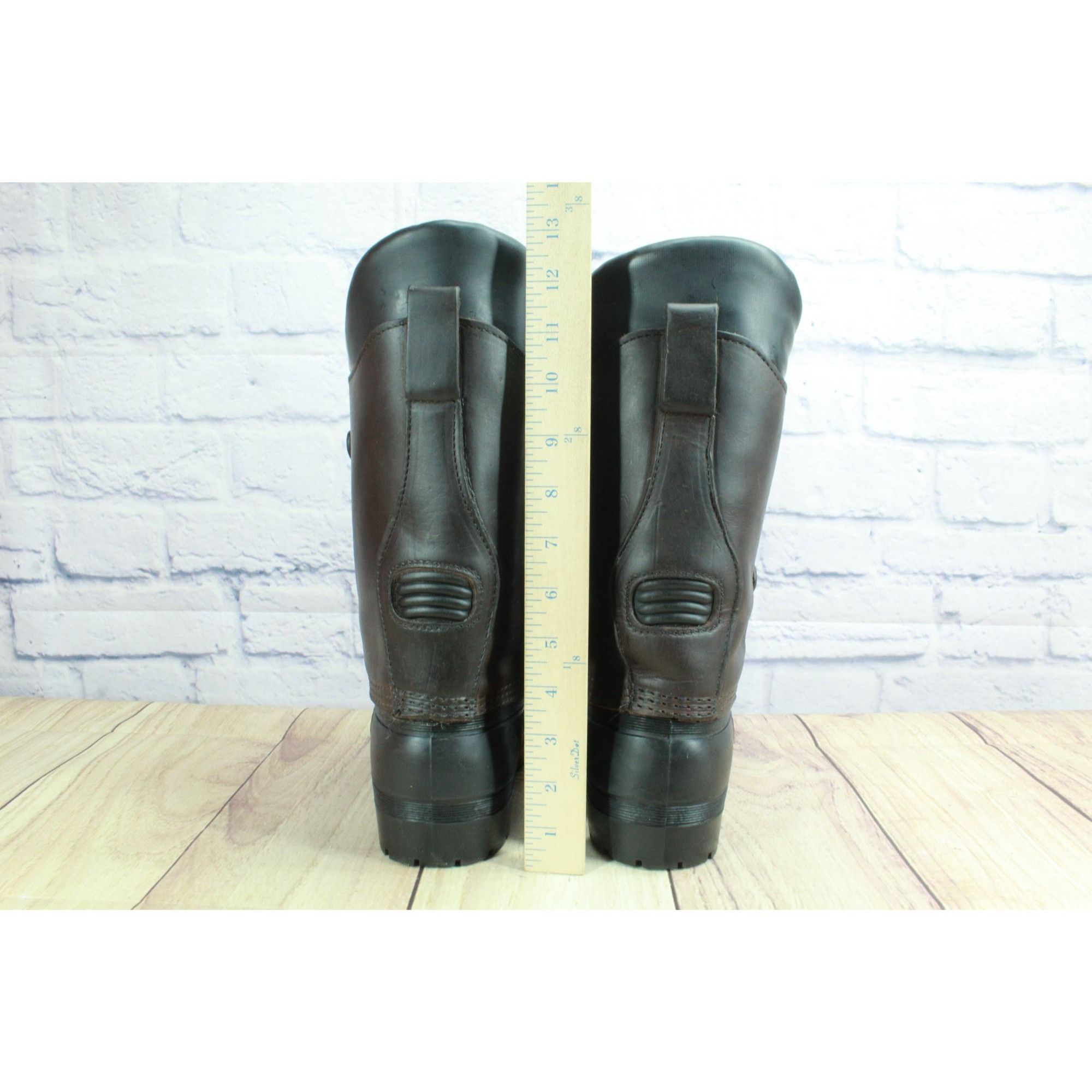 L.L. Bean LL Bean Women’s Brown Leather Waterproof Insulated Duck Boot Size US 7 / IT 37 - 6 Thumbnail