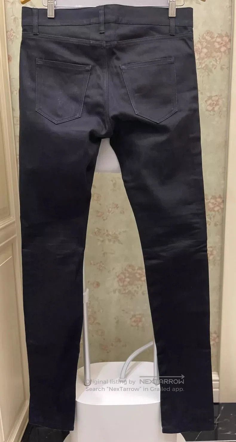 Saint Laurent Paris Saint Laurent Distressed Black Denim Jeans. Size US 30 / EU 46 - 2 Thumbnail