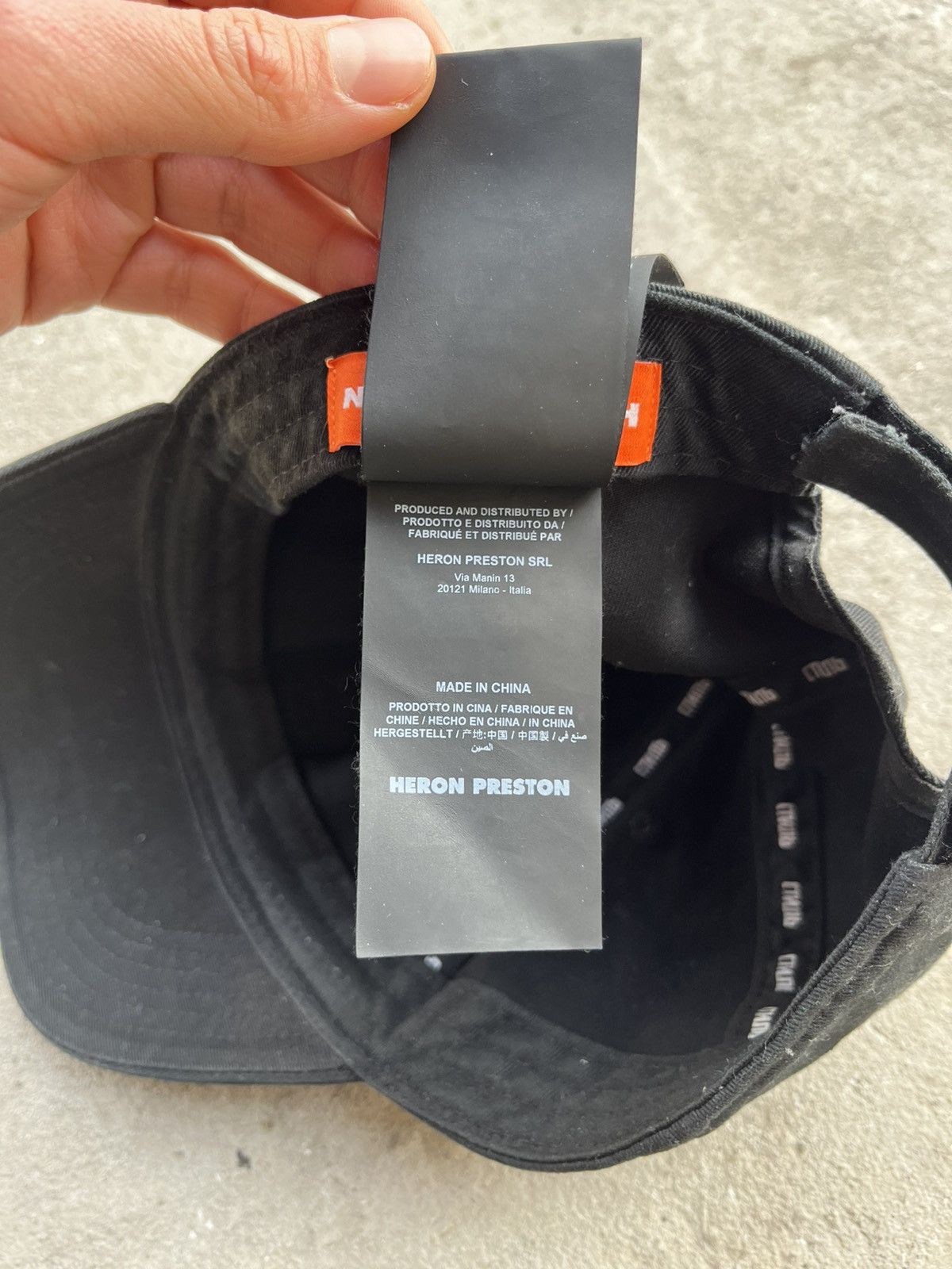 Heron Preston Heron Preston Big Embroidered Logo STYLE Cap like Supreme Hat Size ONE SIZE - 16 Thumbnail