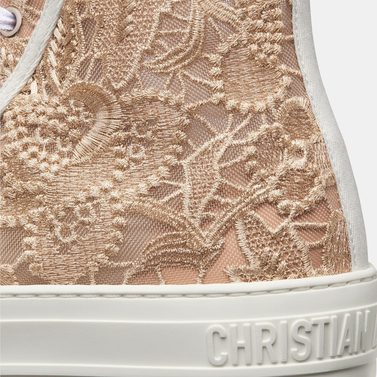 Dior o1bcso1str0225 Walk'n'Dior High-Top Sneaker in Golden Size US 5 / IT 35 - 4 Thumbnail
