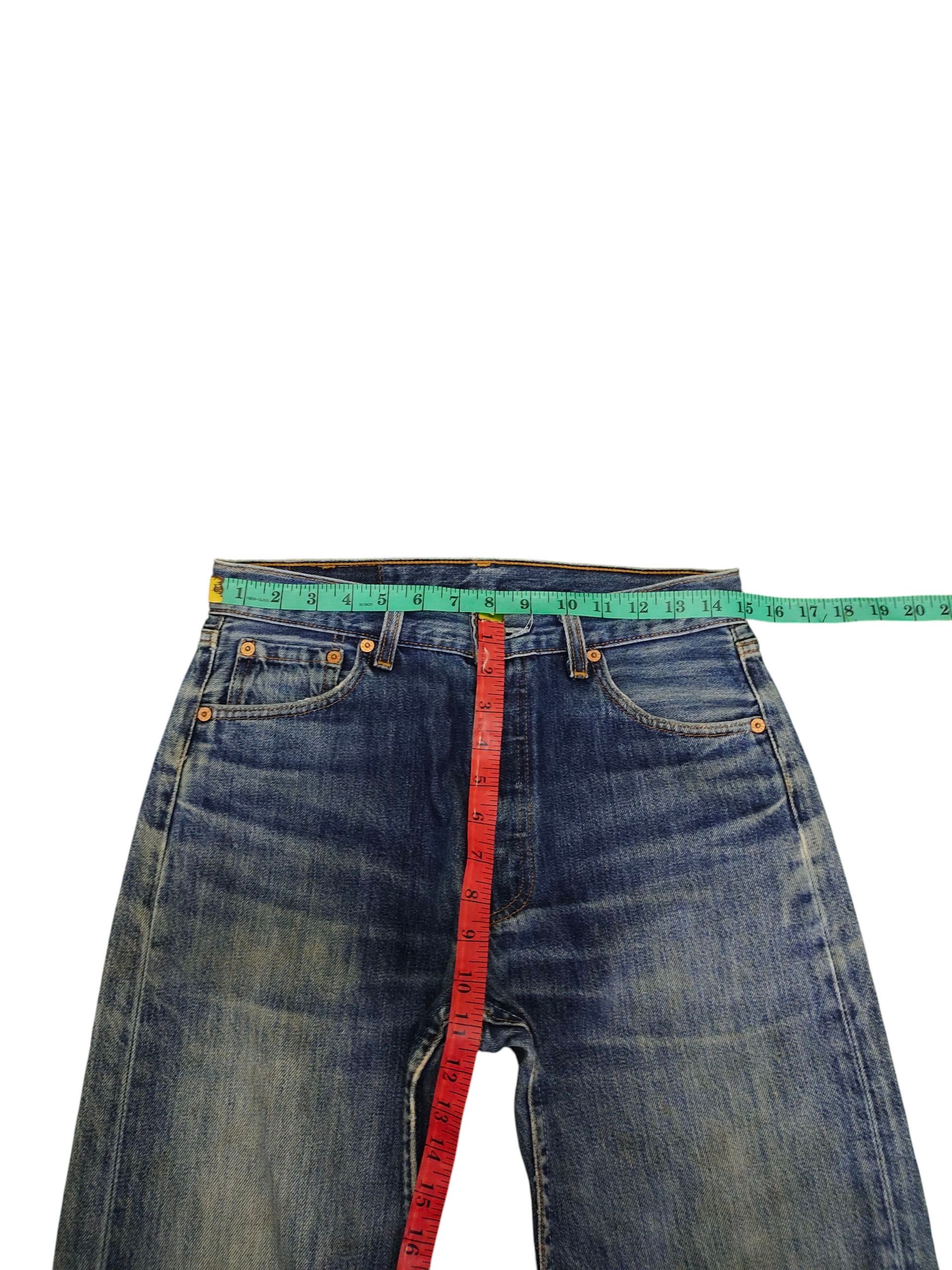 Kapital Vintage 90s Levis 501 Clawmark Distress Faded Denim Jeans Size US 30 / EU 46 - 14 Thumbnail