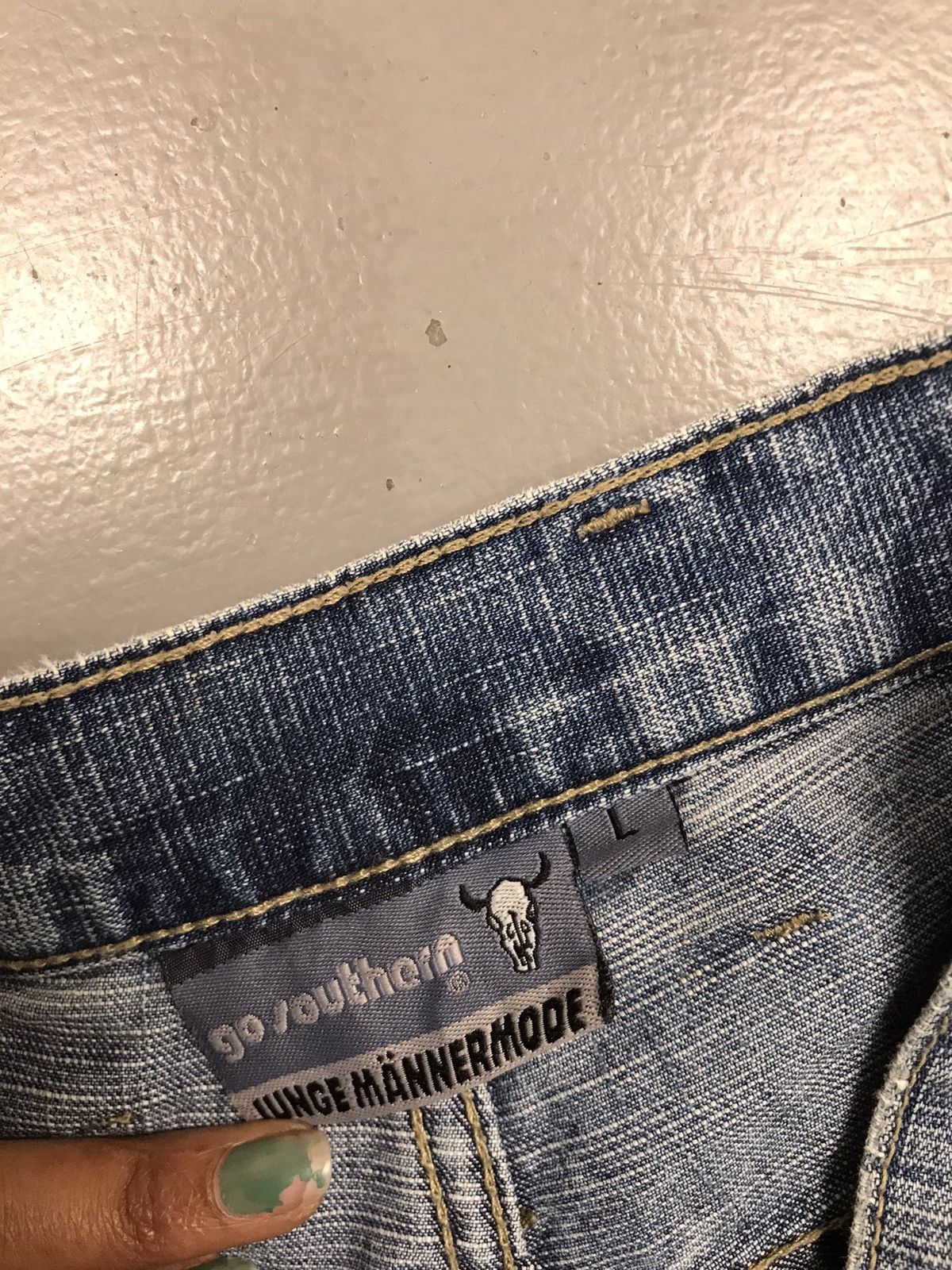 JNCO × Southpole × Vintage Vintage Go southern big pocket SpellOut denim Size US 34 / EU 50 - 8 Thumbnail
