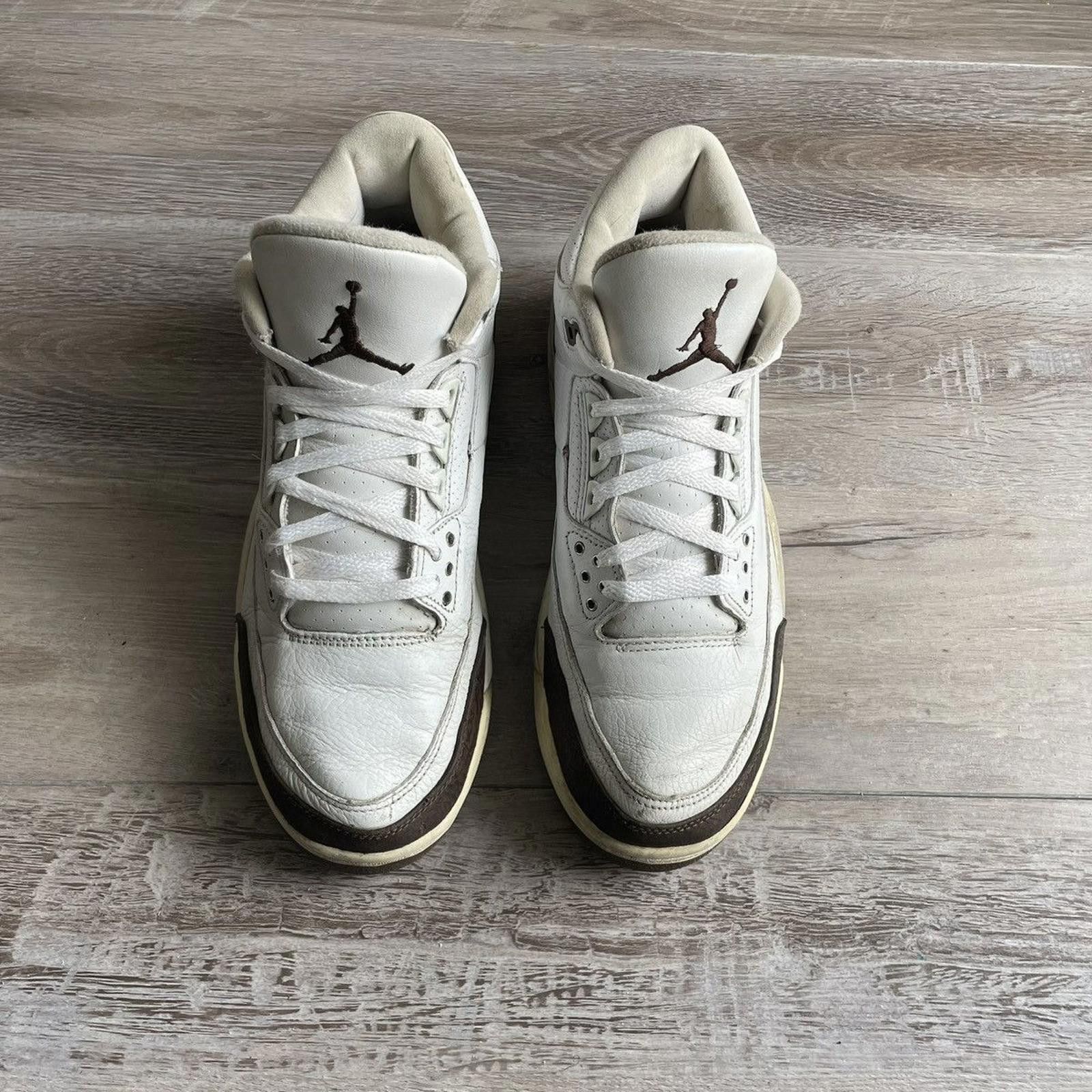 Jordan Brand NIKE • JORDAN 3 OG "2001 White/Dark Mocha" (11M) Size US 11 / EU 44 - 4 Thumbnail