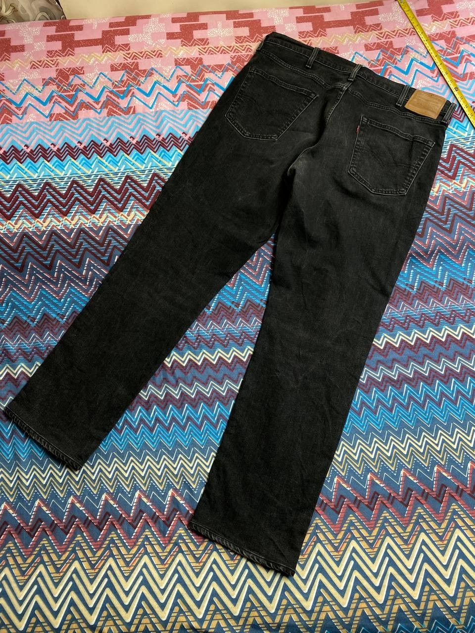 Levi's × Vintage Vintage Y2K Levi’s 511 Faded Black Grunge Opium Denim Jeans Size US 38 / EU 54 - 7 Thumbnail