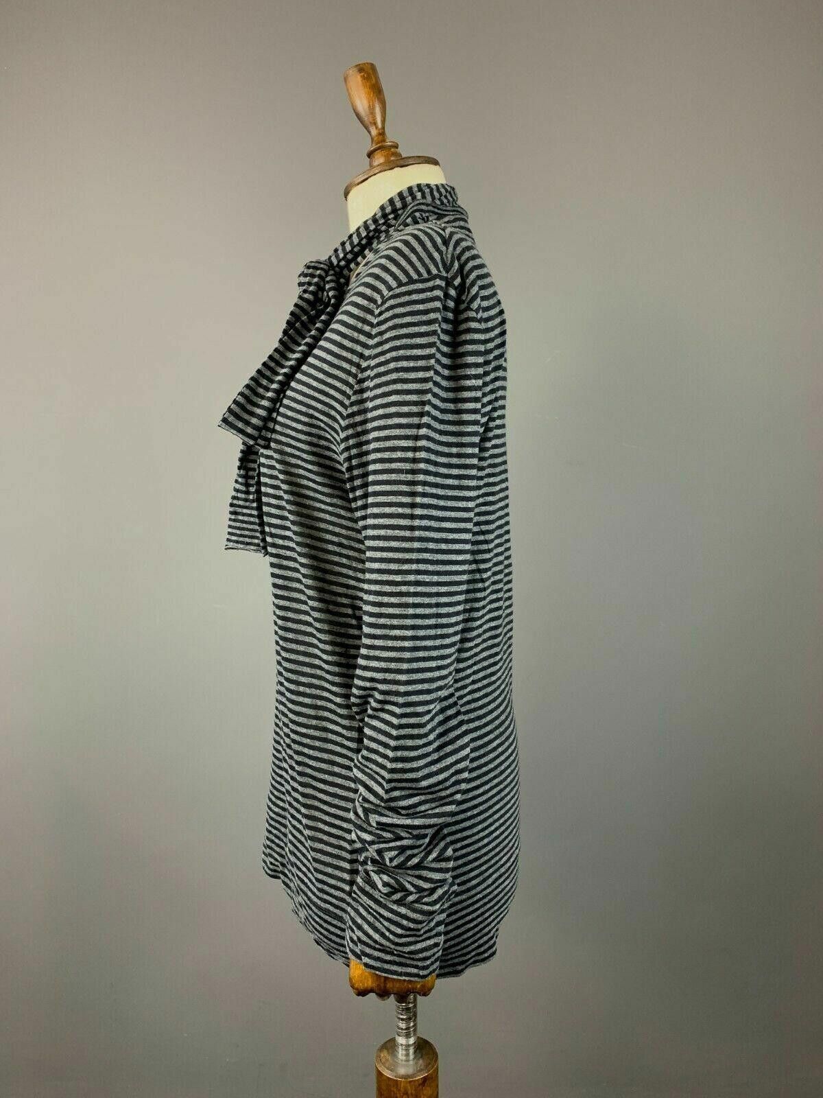 Neil Barrett Neil Barrett Black Striped Crew Neck Pullover Sweater Size L Size L / US 10 / IT 46 - 4 Thumbnail