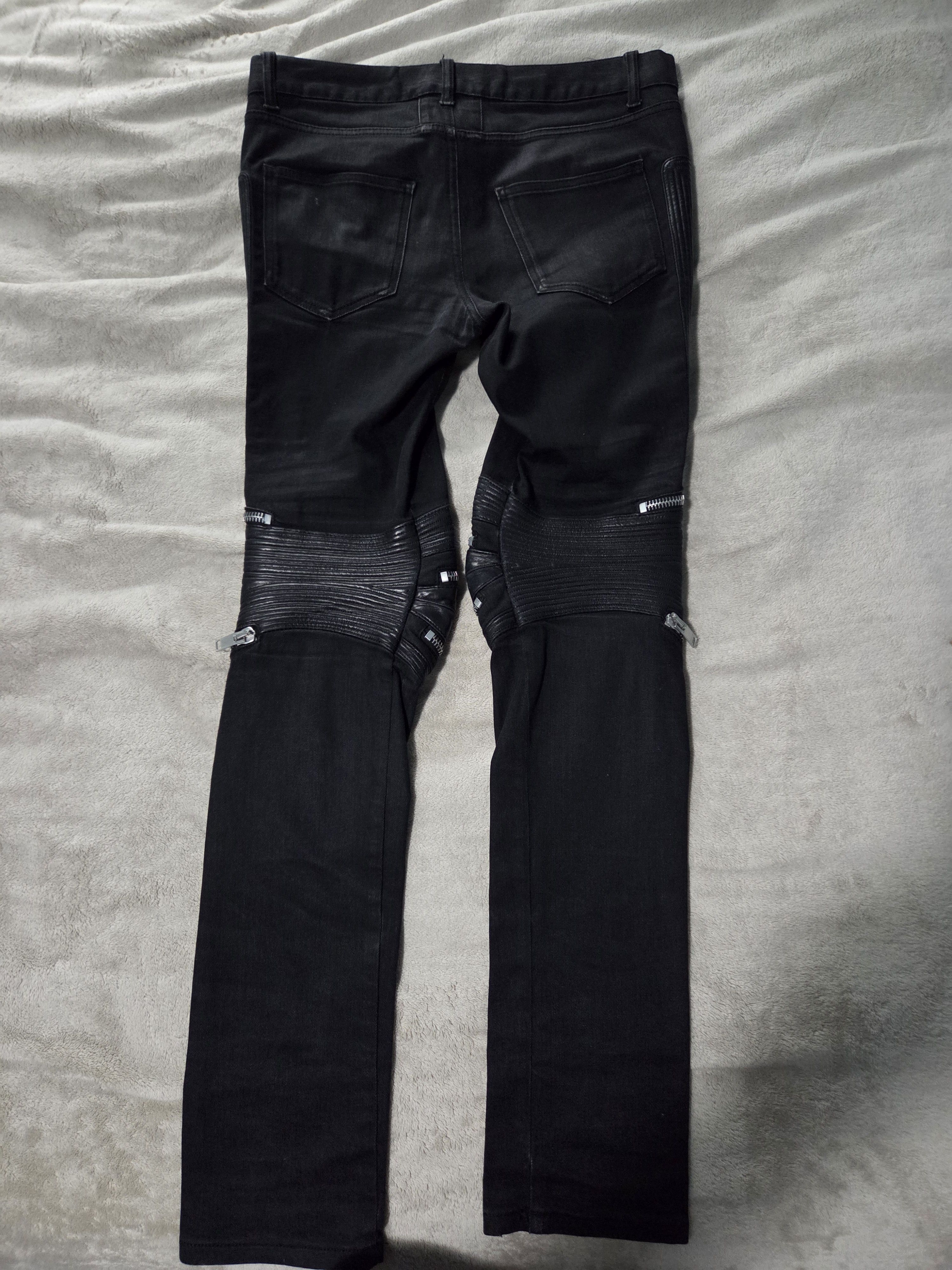 Saint Laurent Paris Saint Laurent D04 Moto Denim Size US 29 - 2 Thumbnail