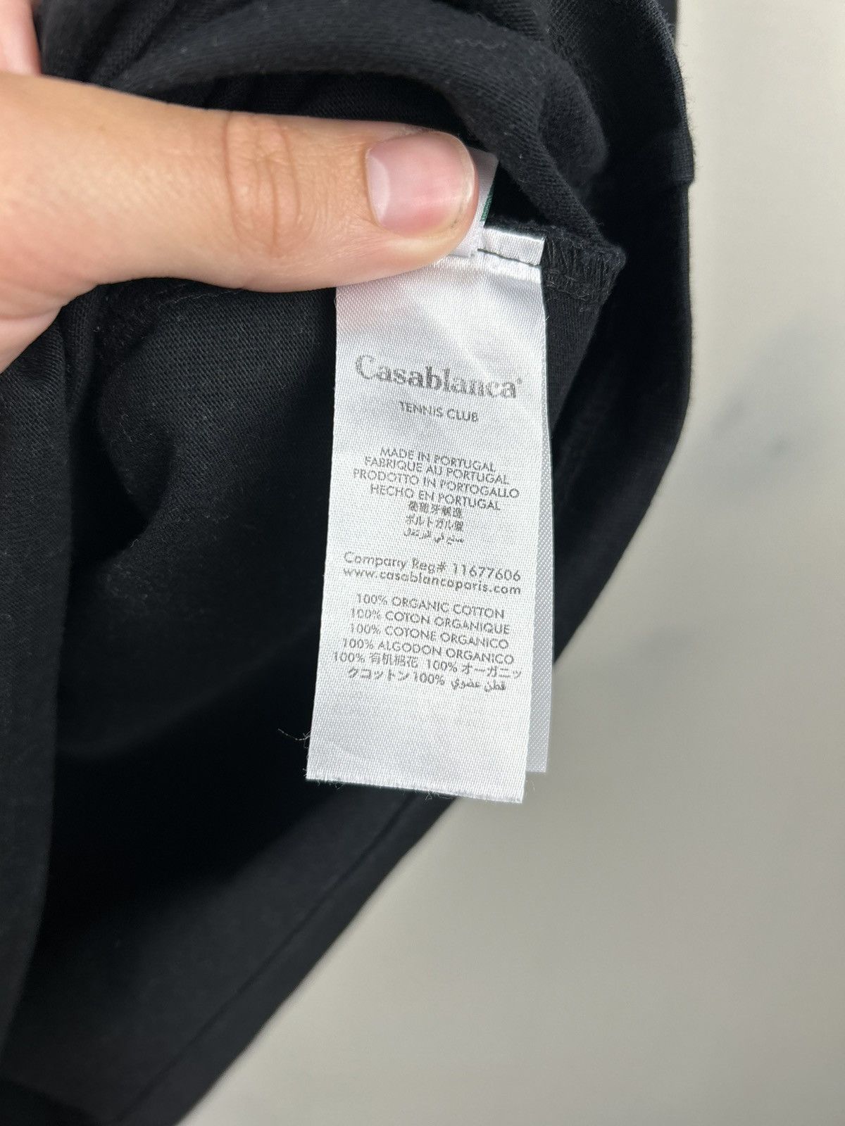 Casablanca Casablanca Tennis Club Basic T shirt Black Size US S / EU 44-46 / 1 - 9 Thumbnail