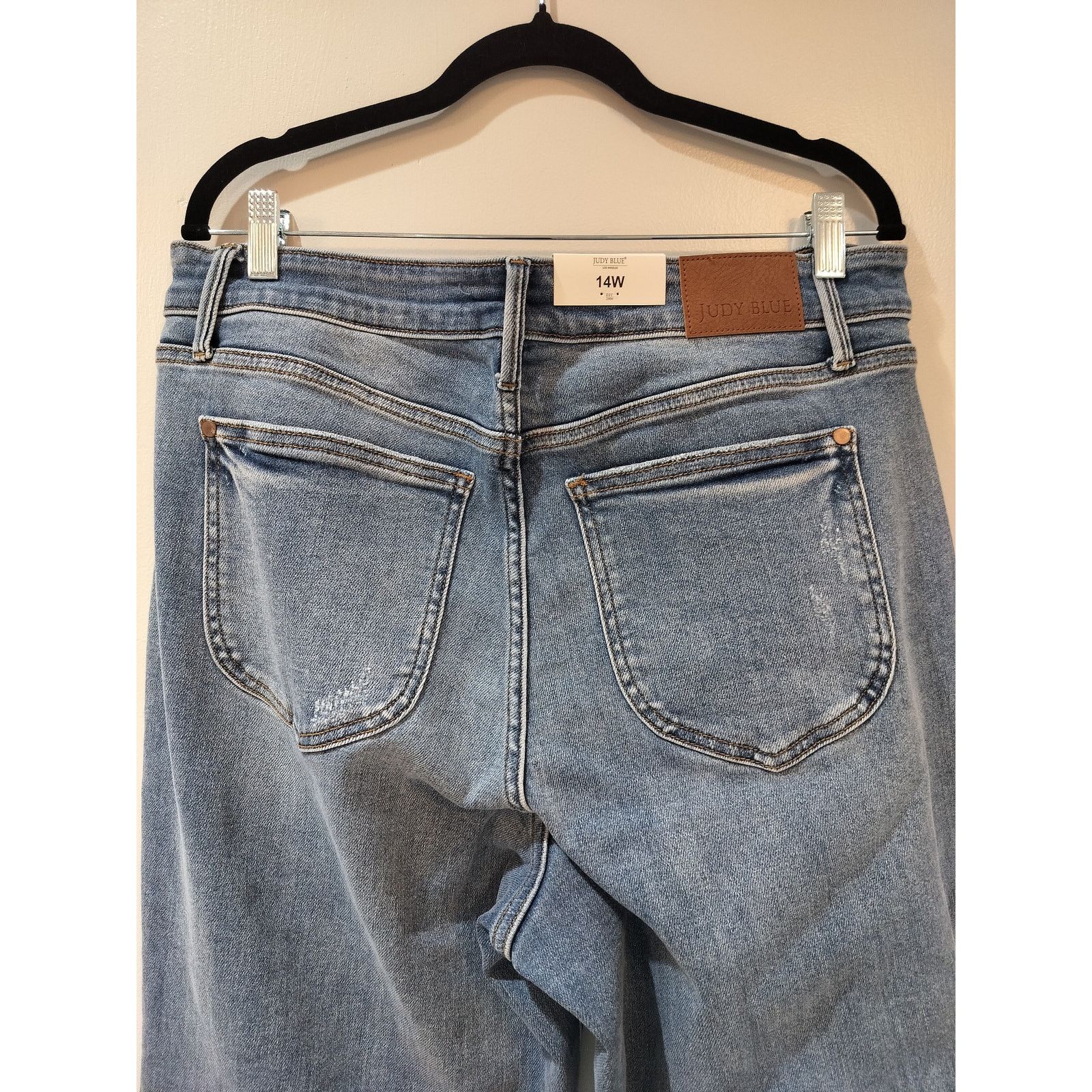 Judy Blue Judy Blue Women's High Waist Wide Leg Jeans - Size 14W Size 34" / US 12 / IT 48 - 4 Thumbnail