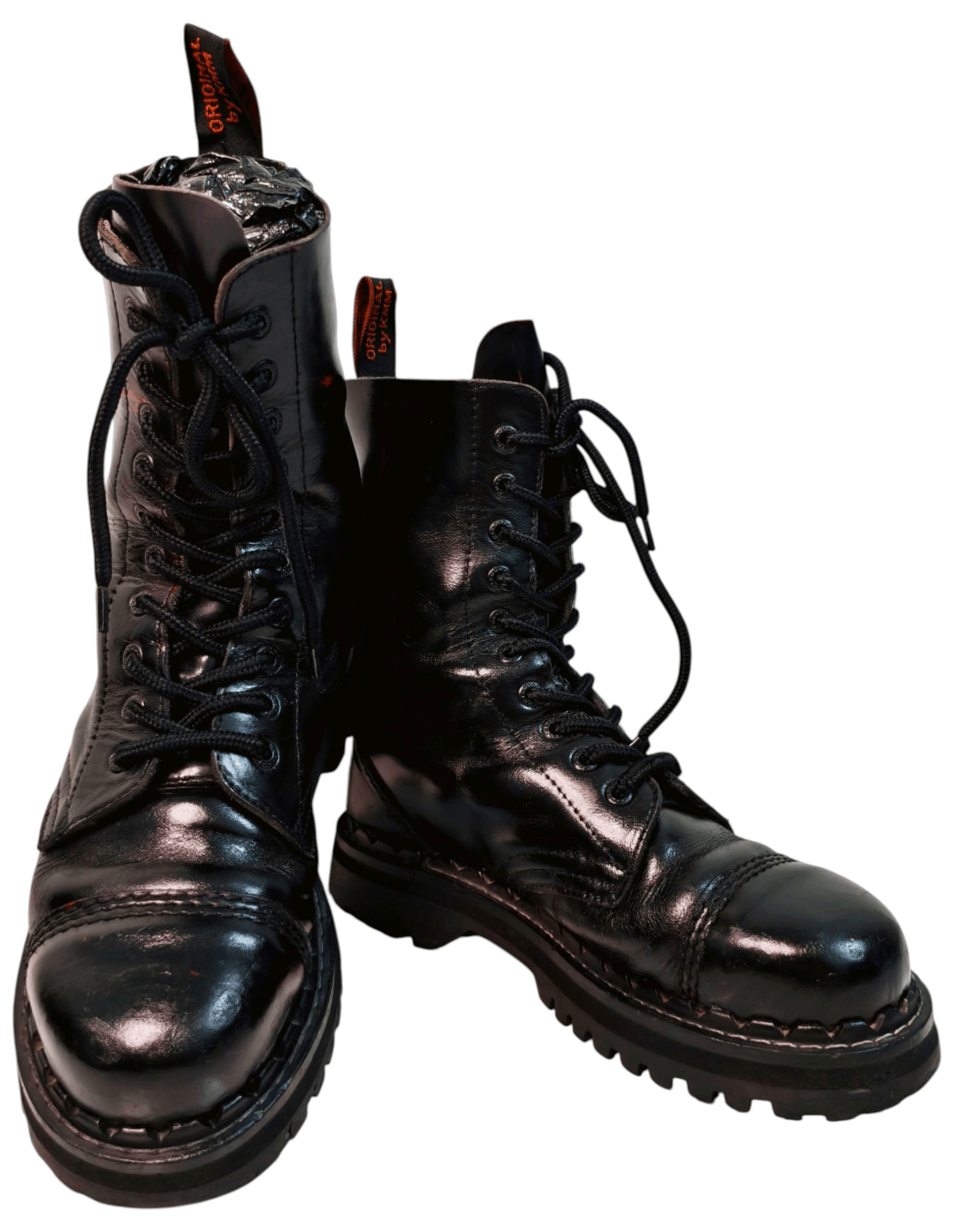 Other KMM Combat boots Men's 10 eyes Black Steel Toe Size US 9 / EU 42 - 9 Thumbnail