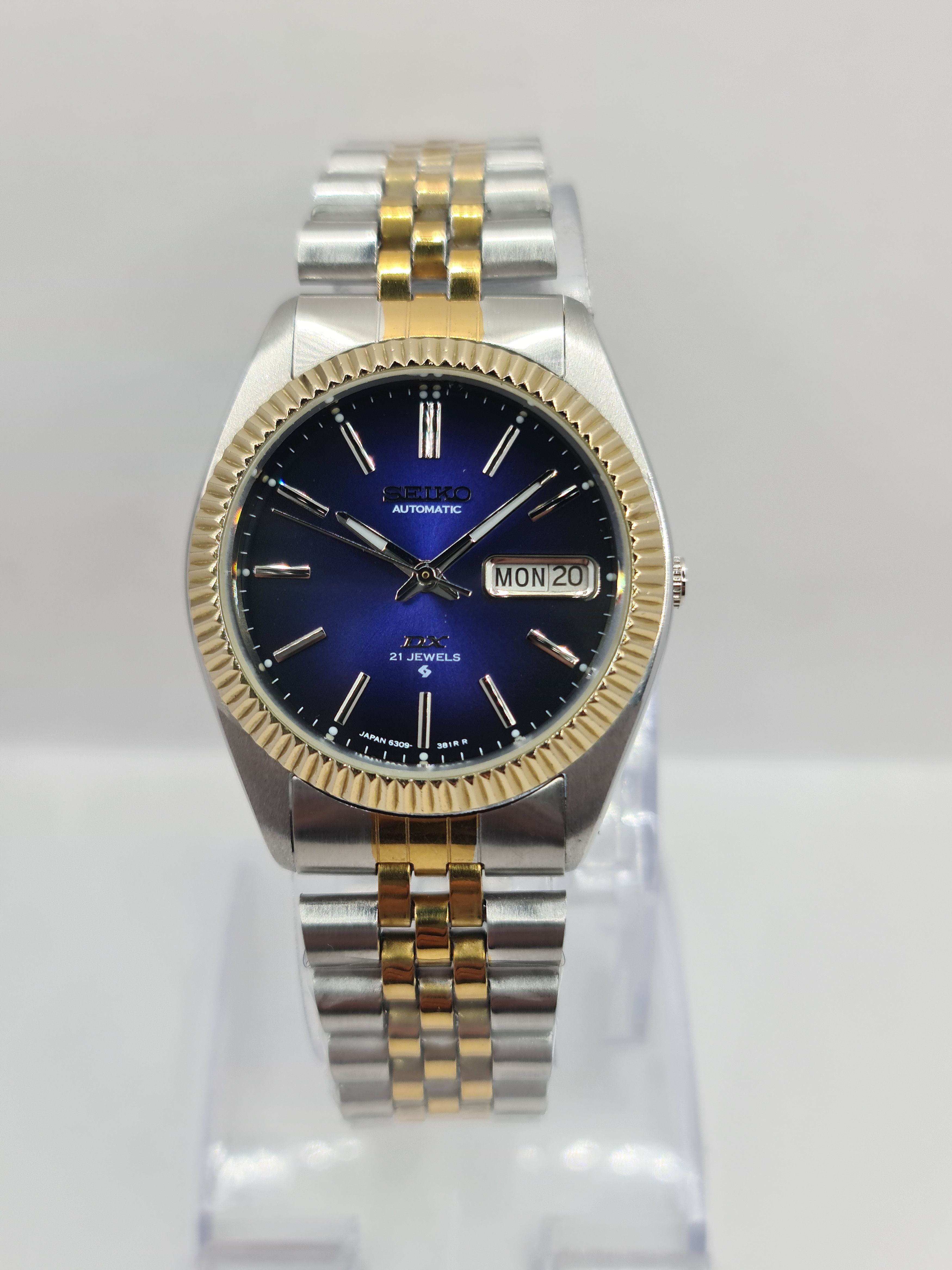 Japanese Brand × Seiko Seiko DX Automatic Fluted Bazel Day/Date Japan Size 36 - 5 Thumbnail