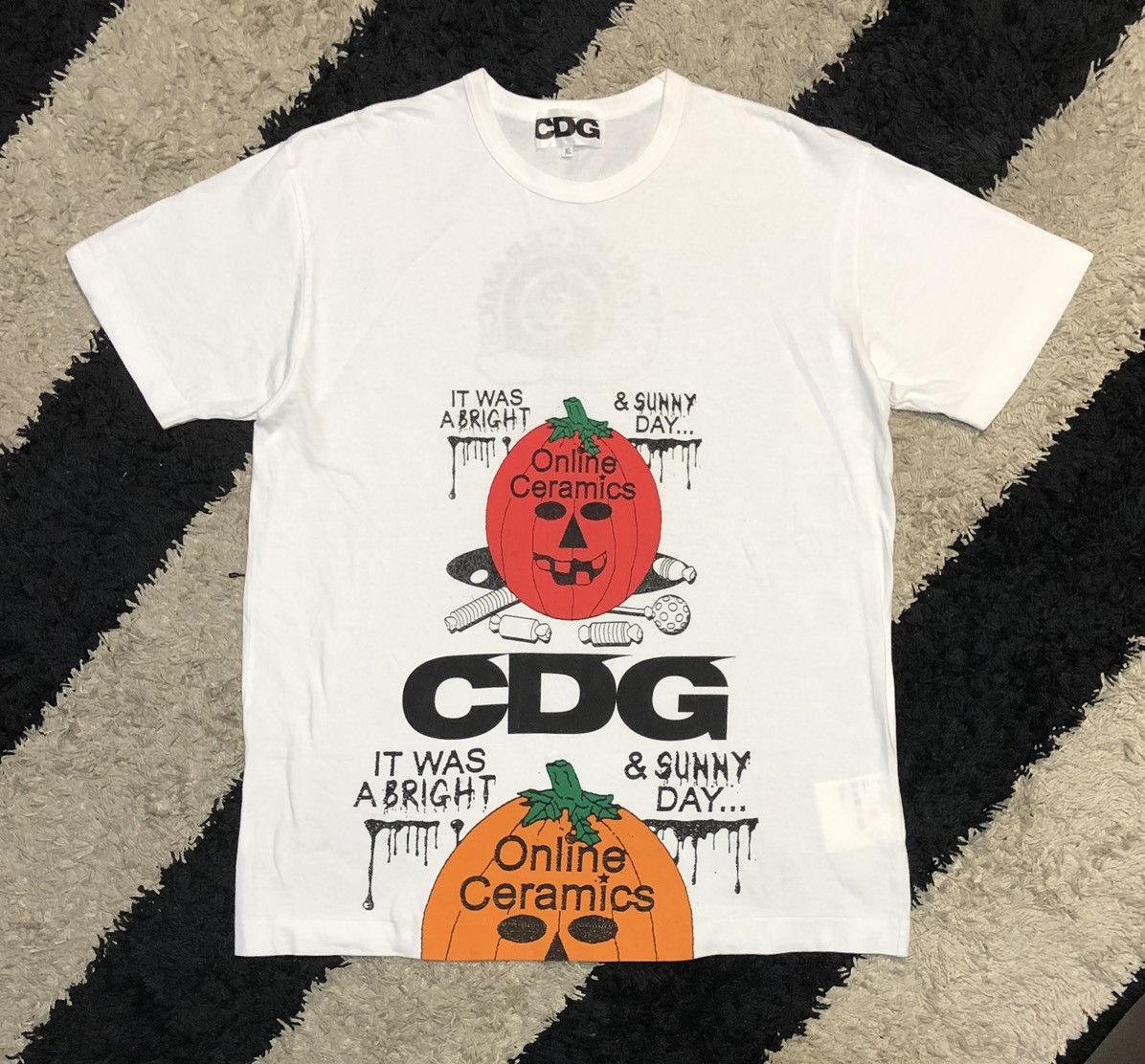 Comme des Garcons AD2020 Comme Des Garçon CDG online Ceramics Pumpkin T-shirt Size US XL / EU 56 / 4 - 6 Thumbnail