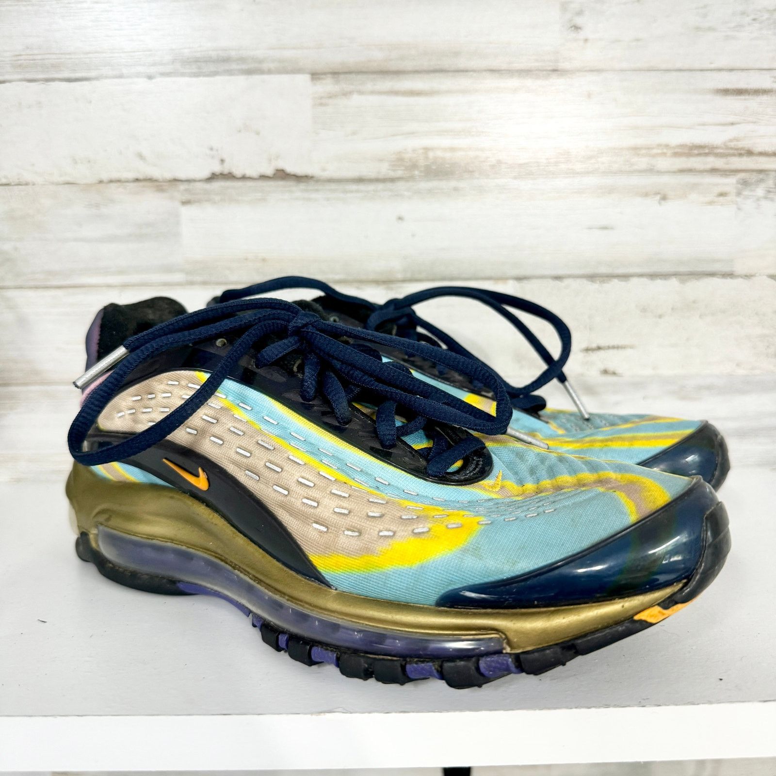 Nike Nike Air Max Deluxe OG Midnight Navy 2018 AR0115-401 Sz 7.5 Size US 7.5 / IT 37.5 - 5 Thumbnail