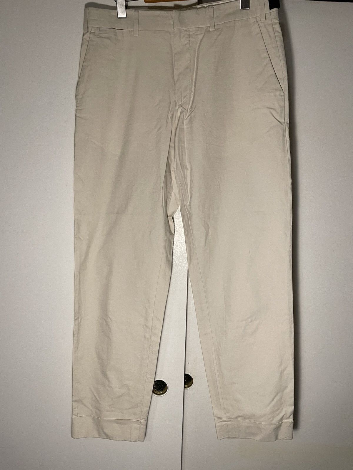 Dries Van Noten Sand / creme / offwhite pants Size US 30 / EU 46 - 1 Thumbnail