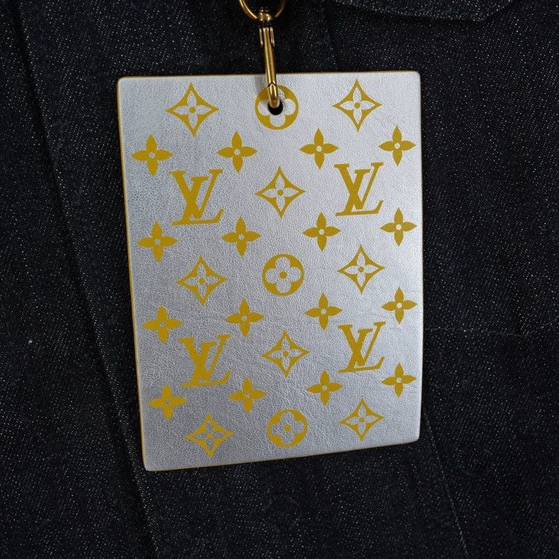 Louis Vuitton Louis Vuitton Dark Pattern Denim Jacket-2506 Size US XXL / EU 58 / 5 - 2 Thumbnail