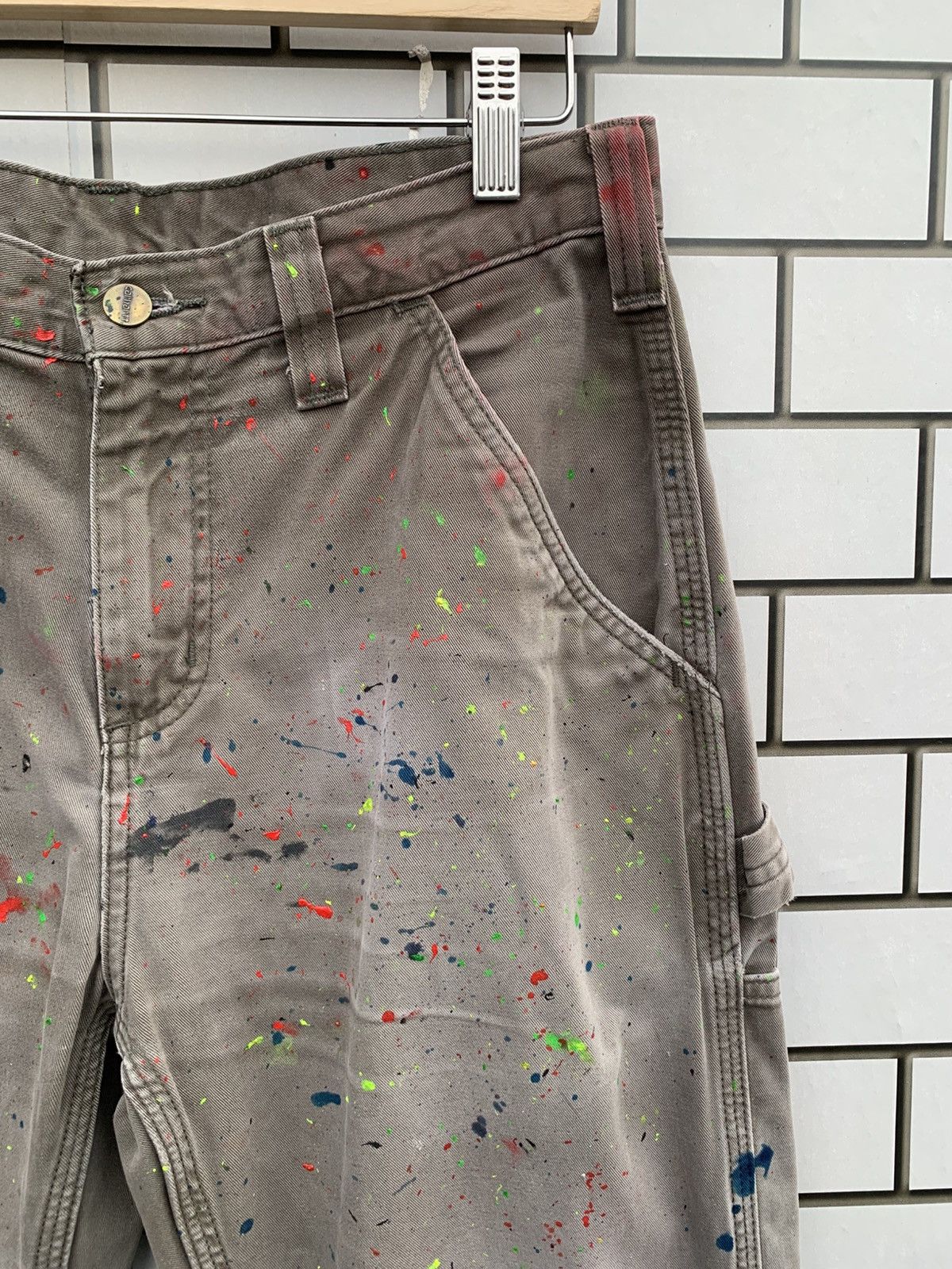 Carhartt Vintage Carhartt Carpenter Custom Painted Pants Size US 31 - 8 Thumbnail