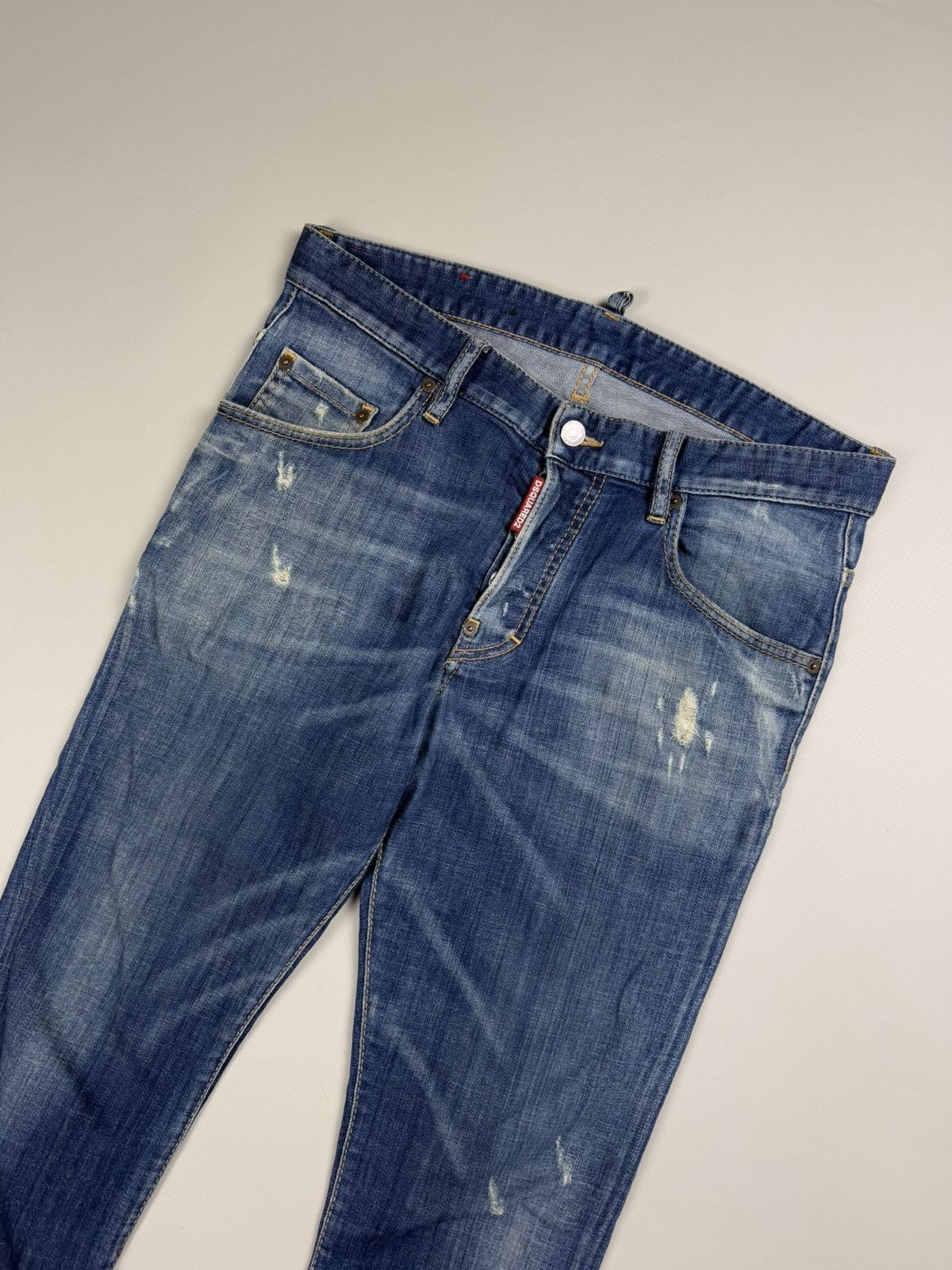Dsquared2 Dsquared Men’s Distressed Denim Skater Skinny Jeans Size US 30 / EU 46 - 4 Thumbnail