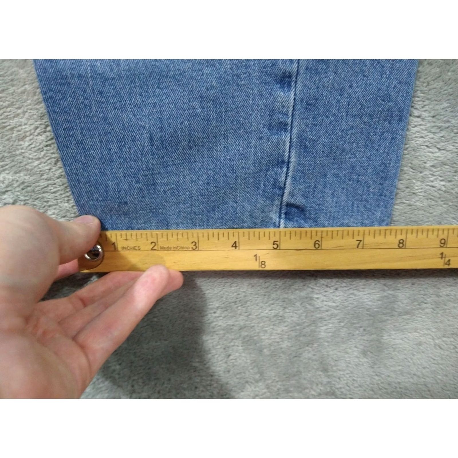 Levi's Levis 559 Jeans Mens 34x32 Blue Denim Relaxed Straight Leg Medium Wash Jeans Size US 34 / EU 50 - 6 Thumbnail