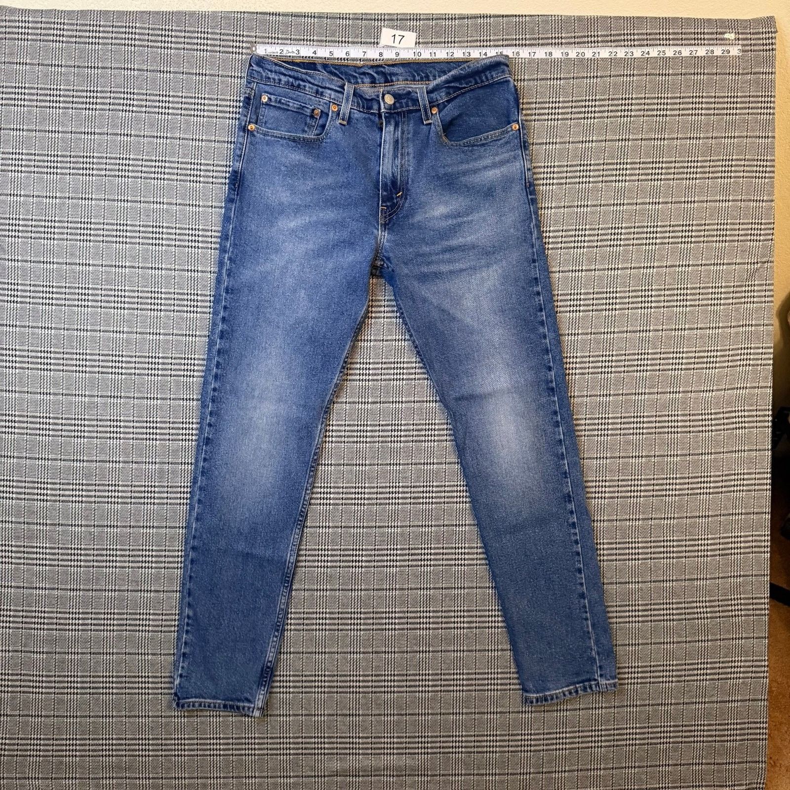 Levi's Levi's 512 Men's Jeans Blue Denim Slim Tapered Fit 32x32 Size US 32 / EU 48 - 3 Thumbnail